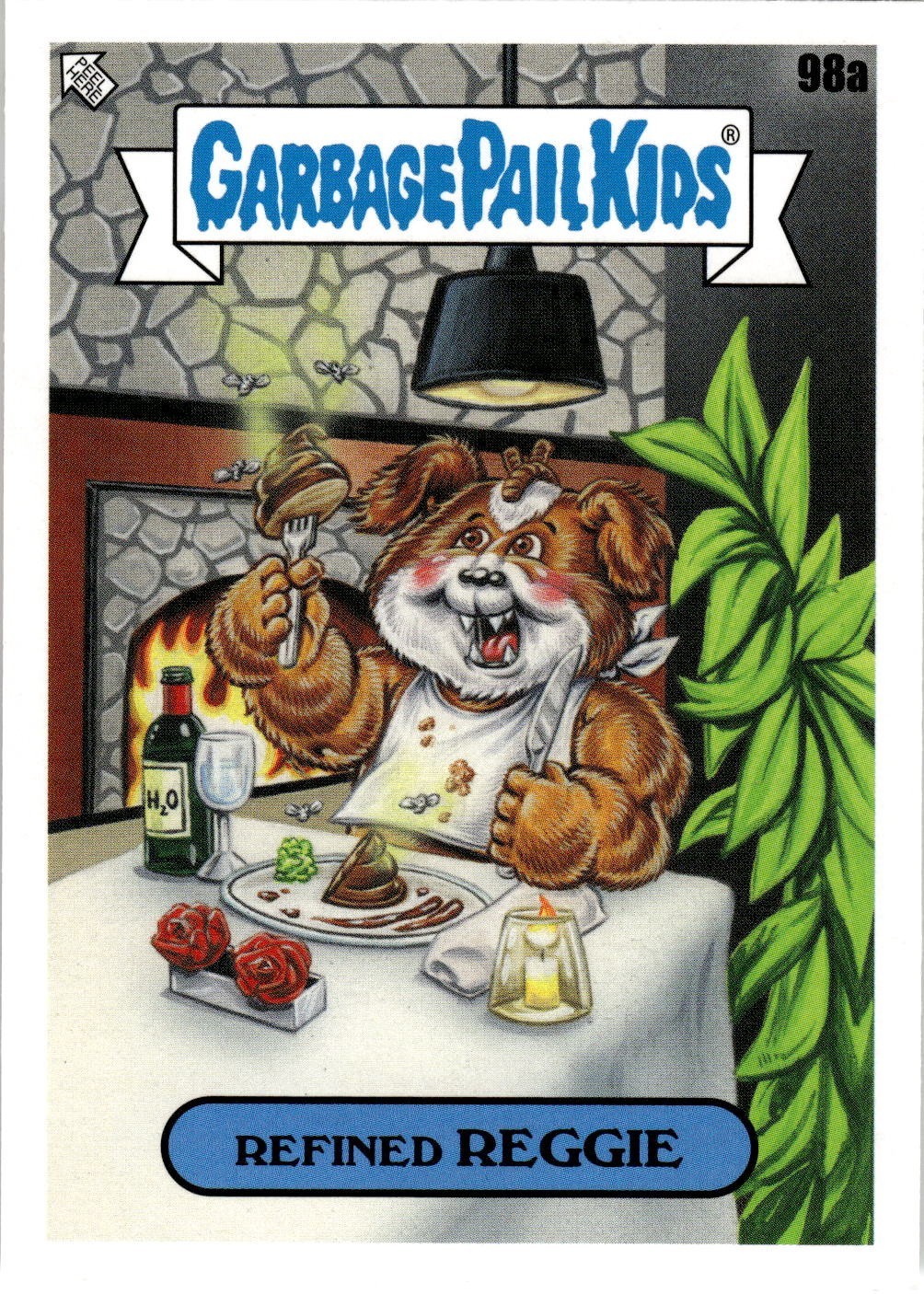 2021 Topps Garbage Pail Kids: Food Fight Card #98a Refined Reggie
