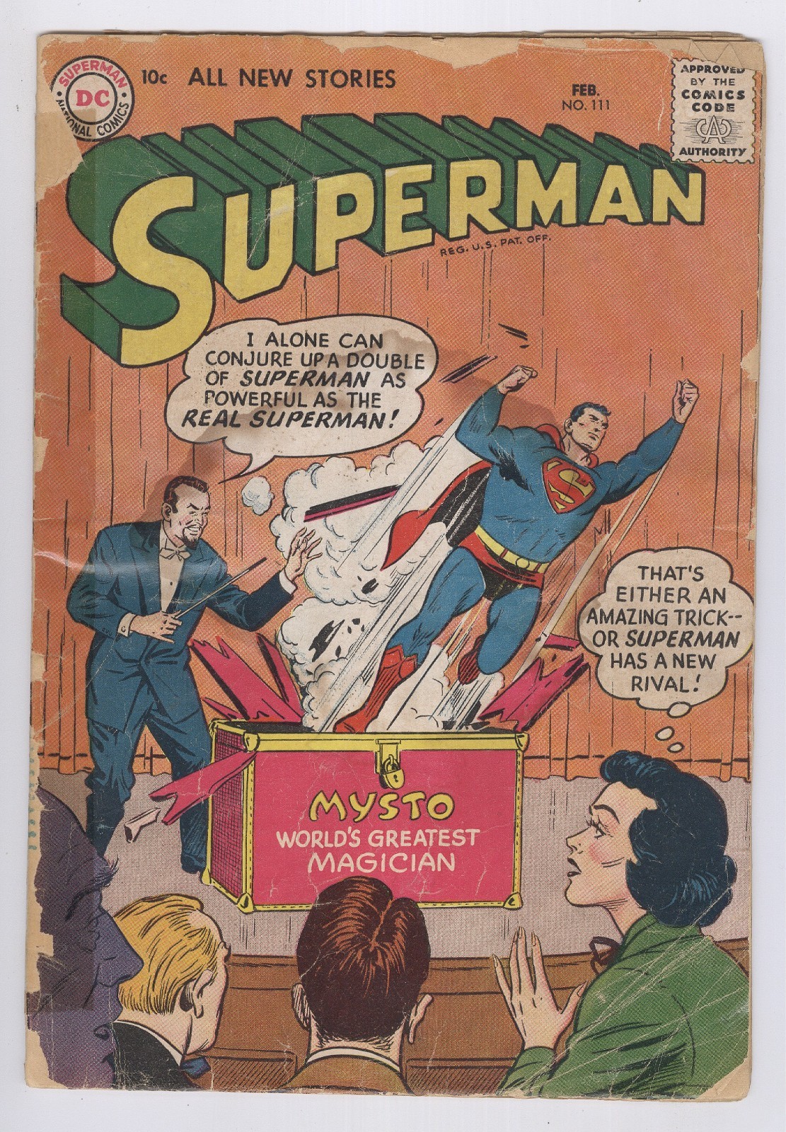 Superman #111 (1957) PR DC Comics Silver Age