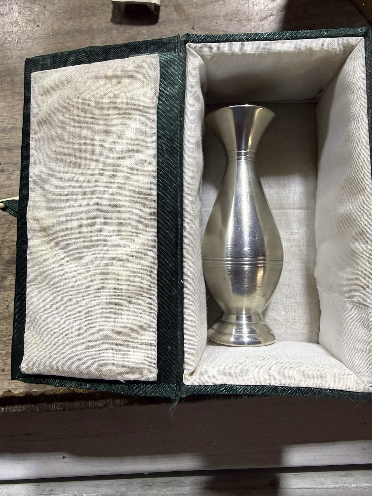 Pewter Bud Vase Vintage Pewter Collectible