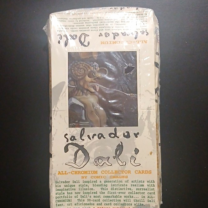 Comic Images 1995 Salvador Dali All-Chromium Non-Sport Trading Card Box (90)