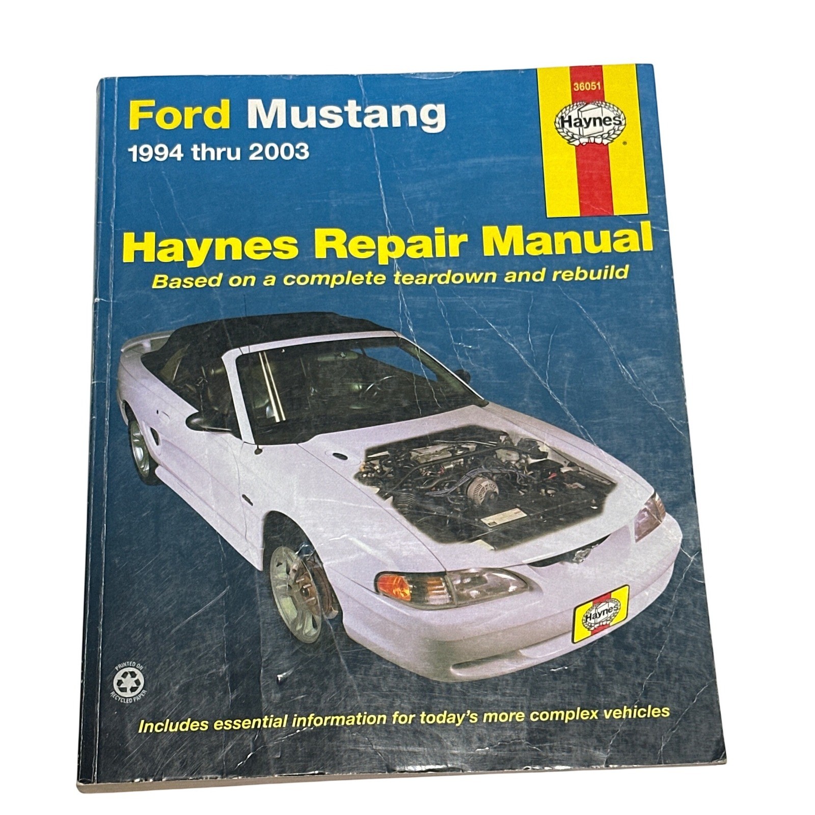 Ford Mustang 1994 1995 1996 1997 1998 1999 - 2003 Haynes Repair Manual Book