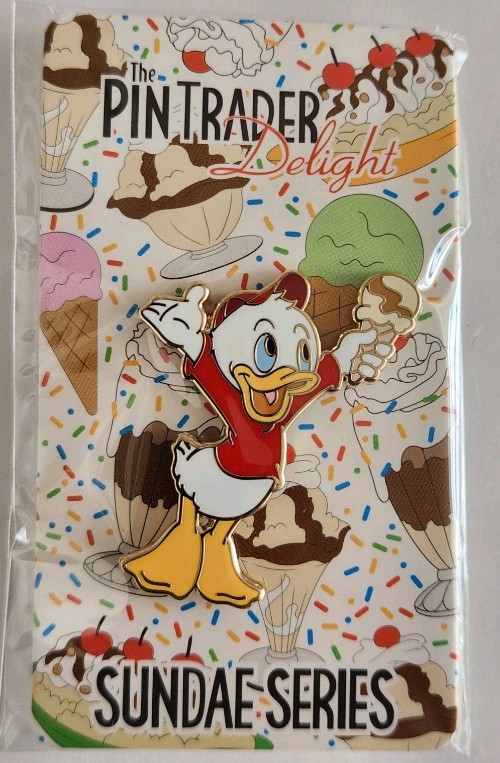 DISNEY DSF DSSH DUCKTALES HUEY PIN TRADERS DELIGHT PTD LE 300