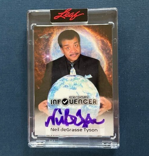 ✅🔥2023 Leaf Pop Century Influencer Neil deGrasse Tyson - SIGNED - LE 78/199