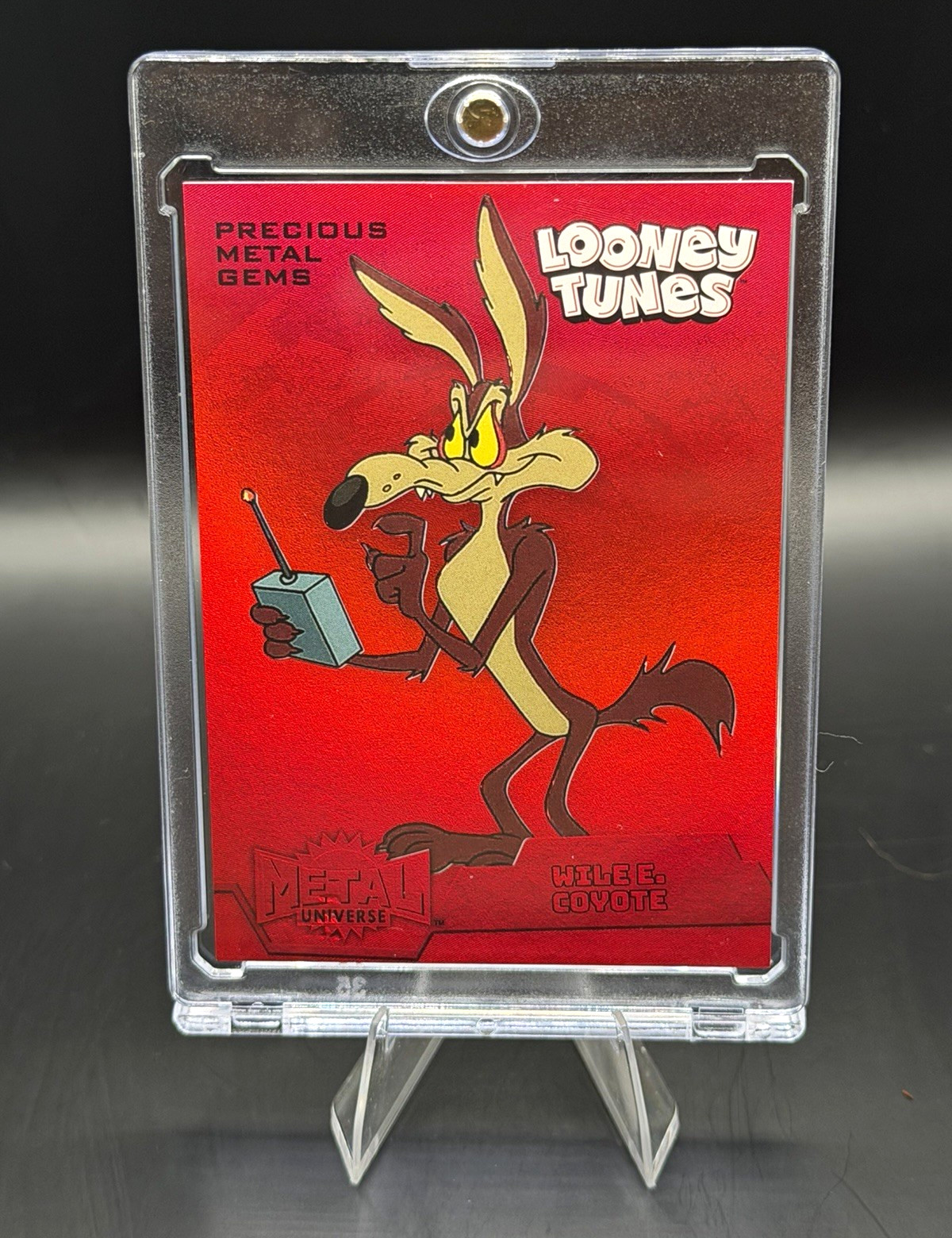 2024 Fleer Retro Looney Tunes Wile E. Coyote Red Precious Metal Gems /100 🔥📈