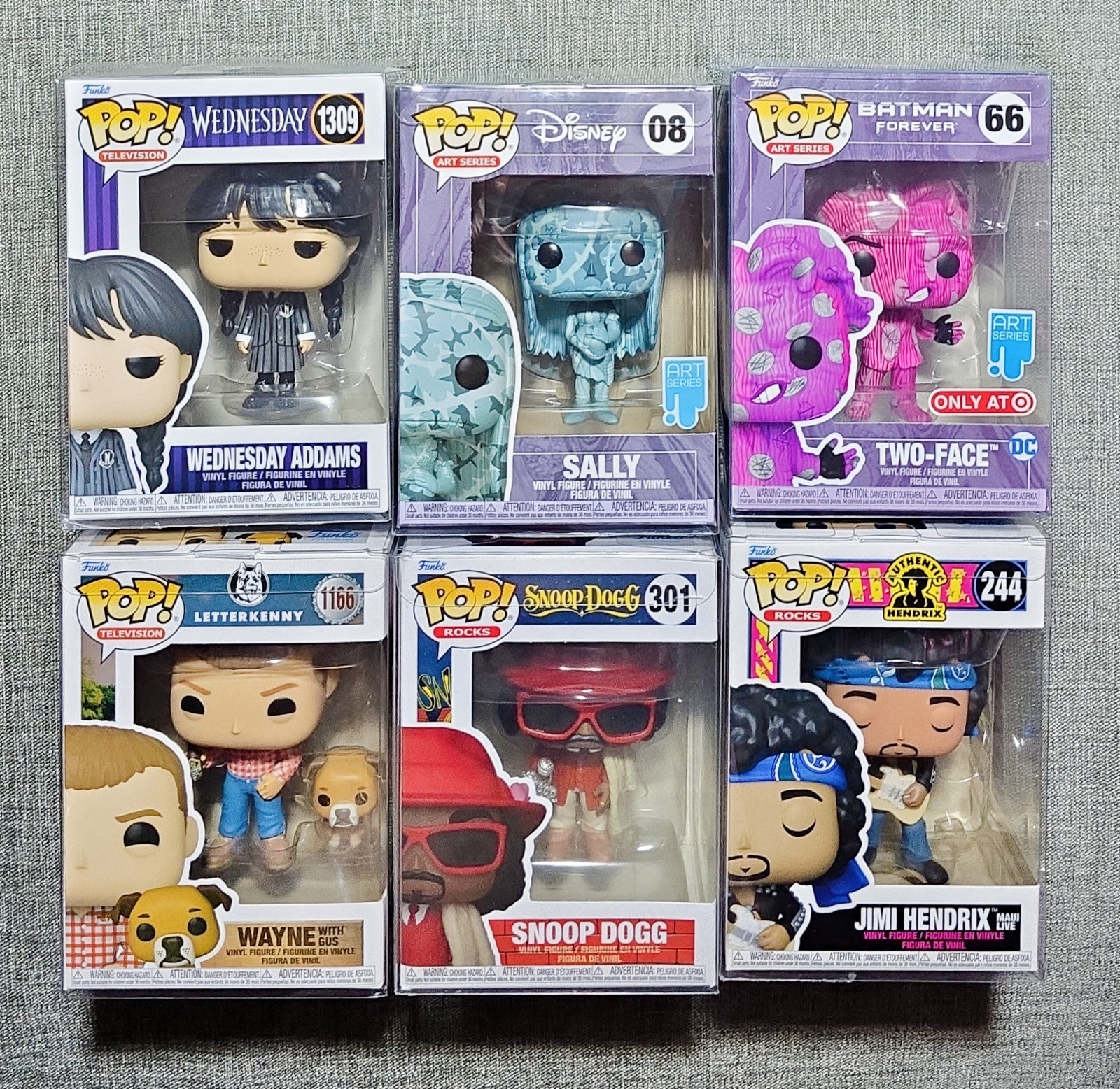 Funko POP  Lot of 6 Vinyl Figures Mixed Collectibles New w/ Protector
