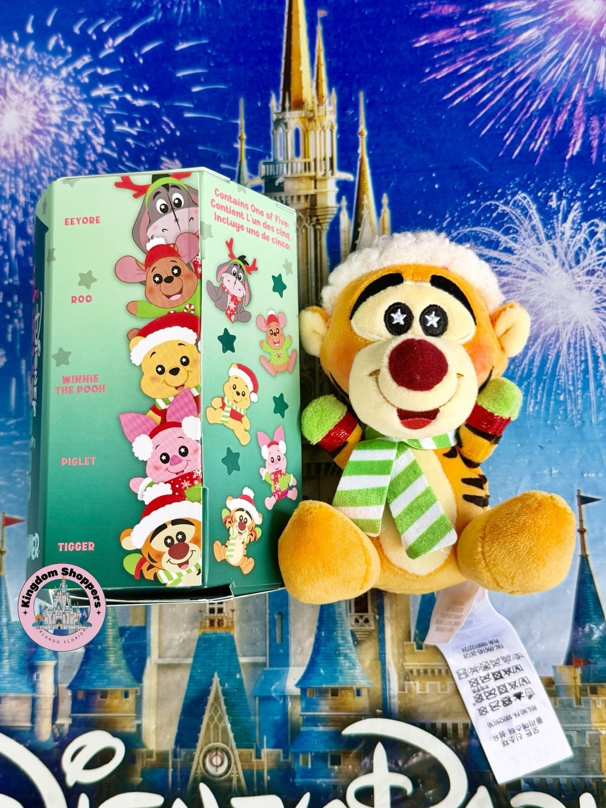 2026 Disney Parks Wishables Christmas Winnie The Pooh Plush Mystery Box Tigger