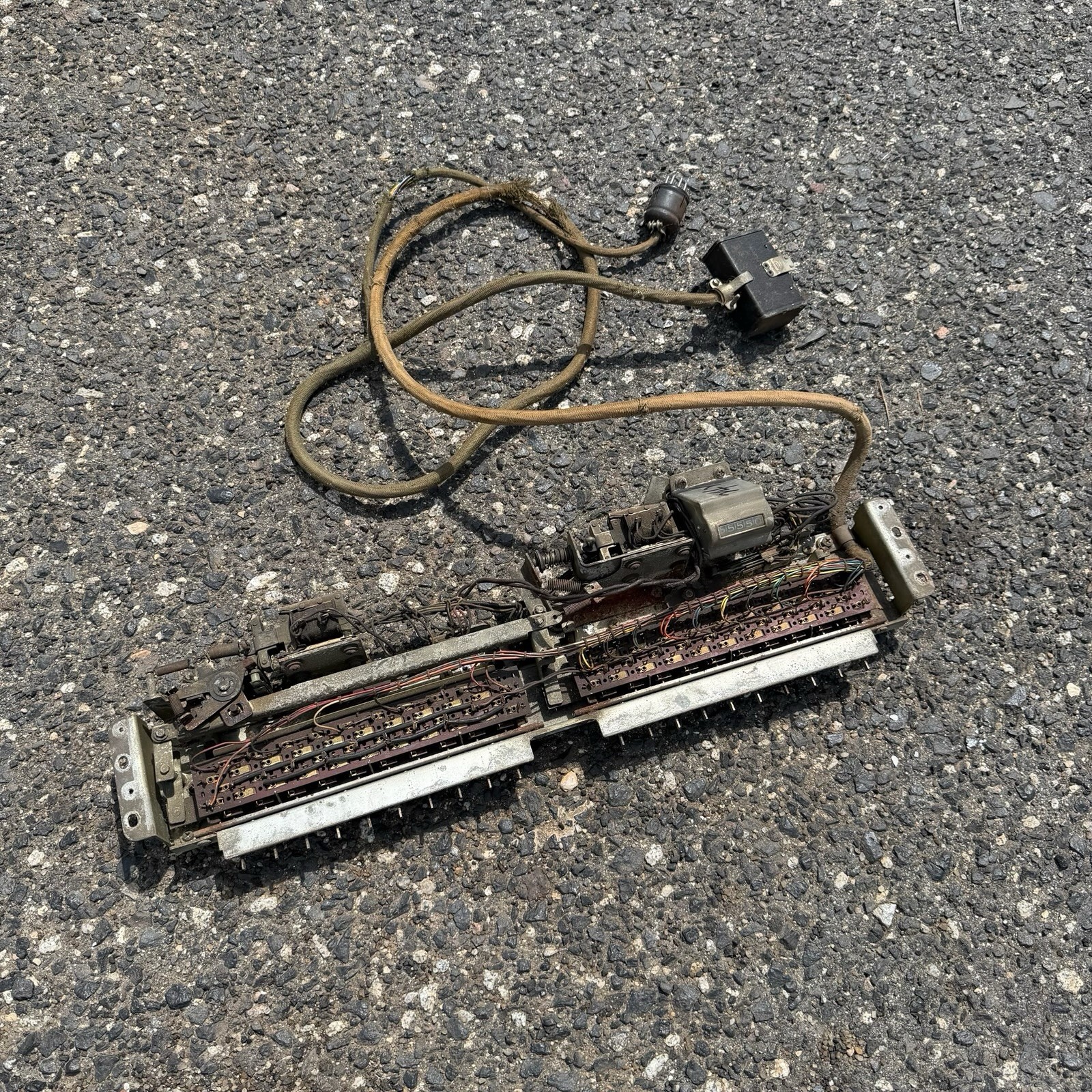 Vintage Seeburg Jukebox Electrical Selector Keyboard Assembly Wiring Parts