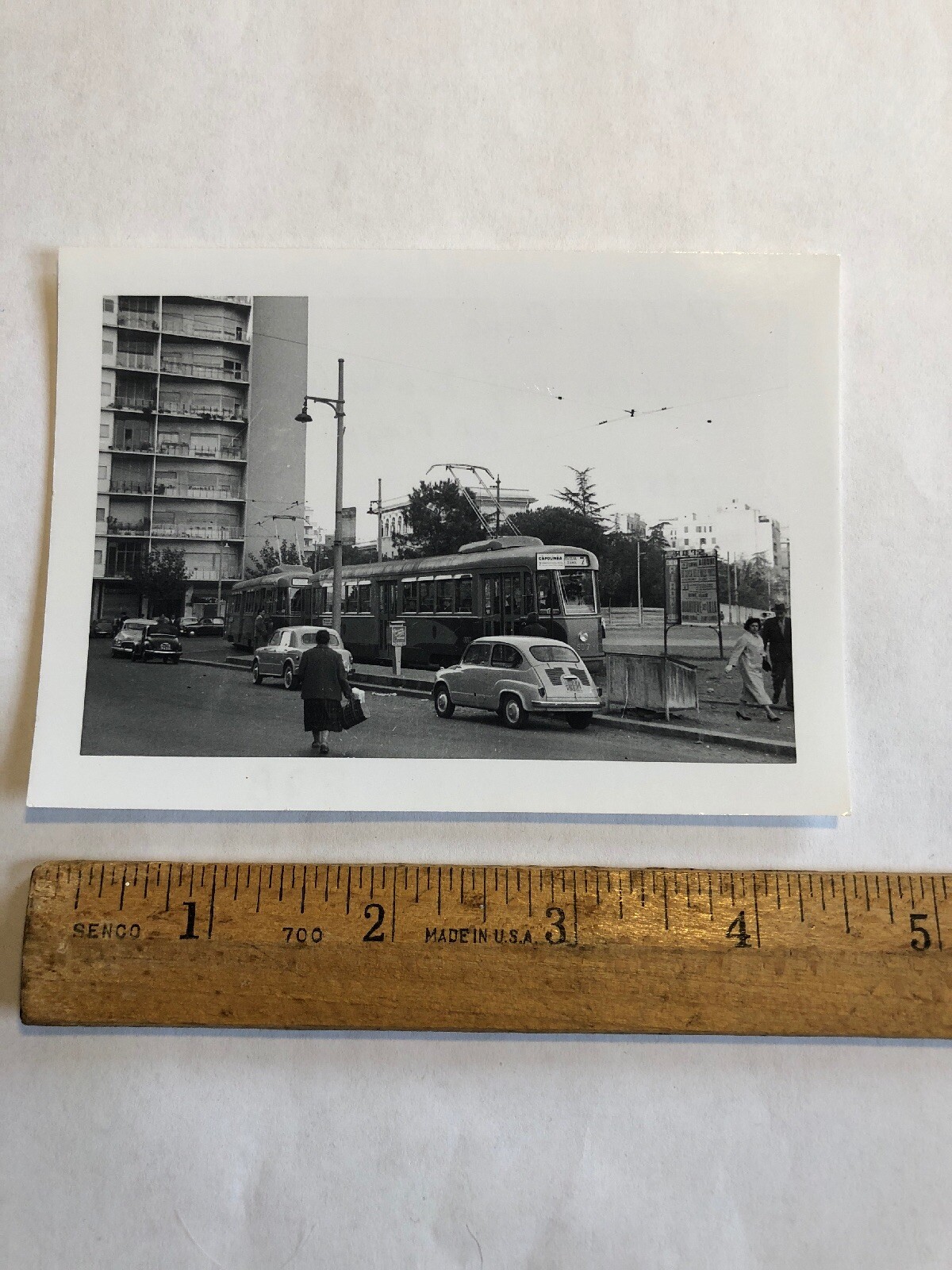 Vintage Ca 1957-58 Rome Italy ATAC Rail Road Train