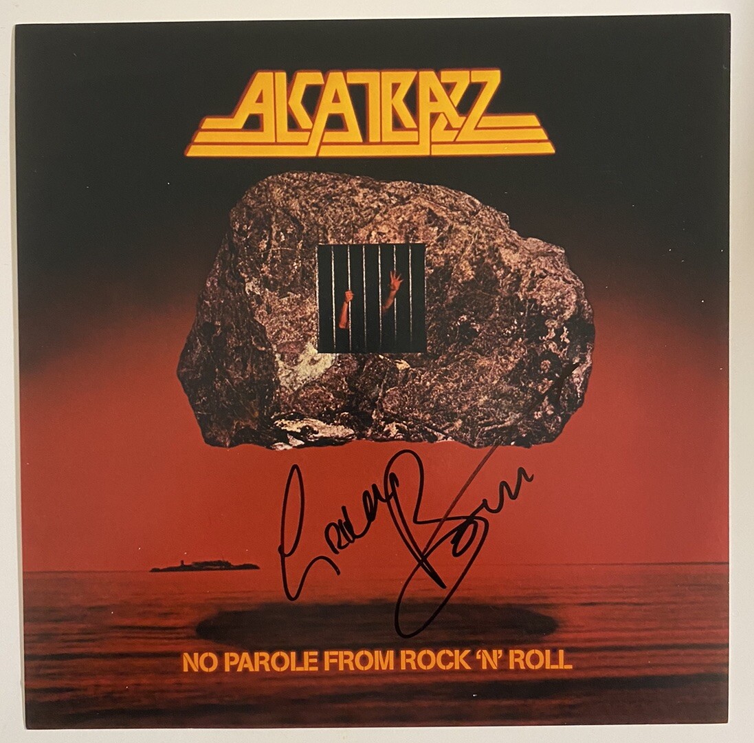 Graham Bonnet (Alcatrazz)   *HAND SIGNED*   12x12 photo -  No Parole From Rock