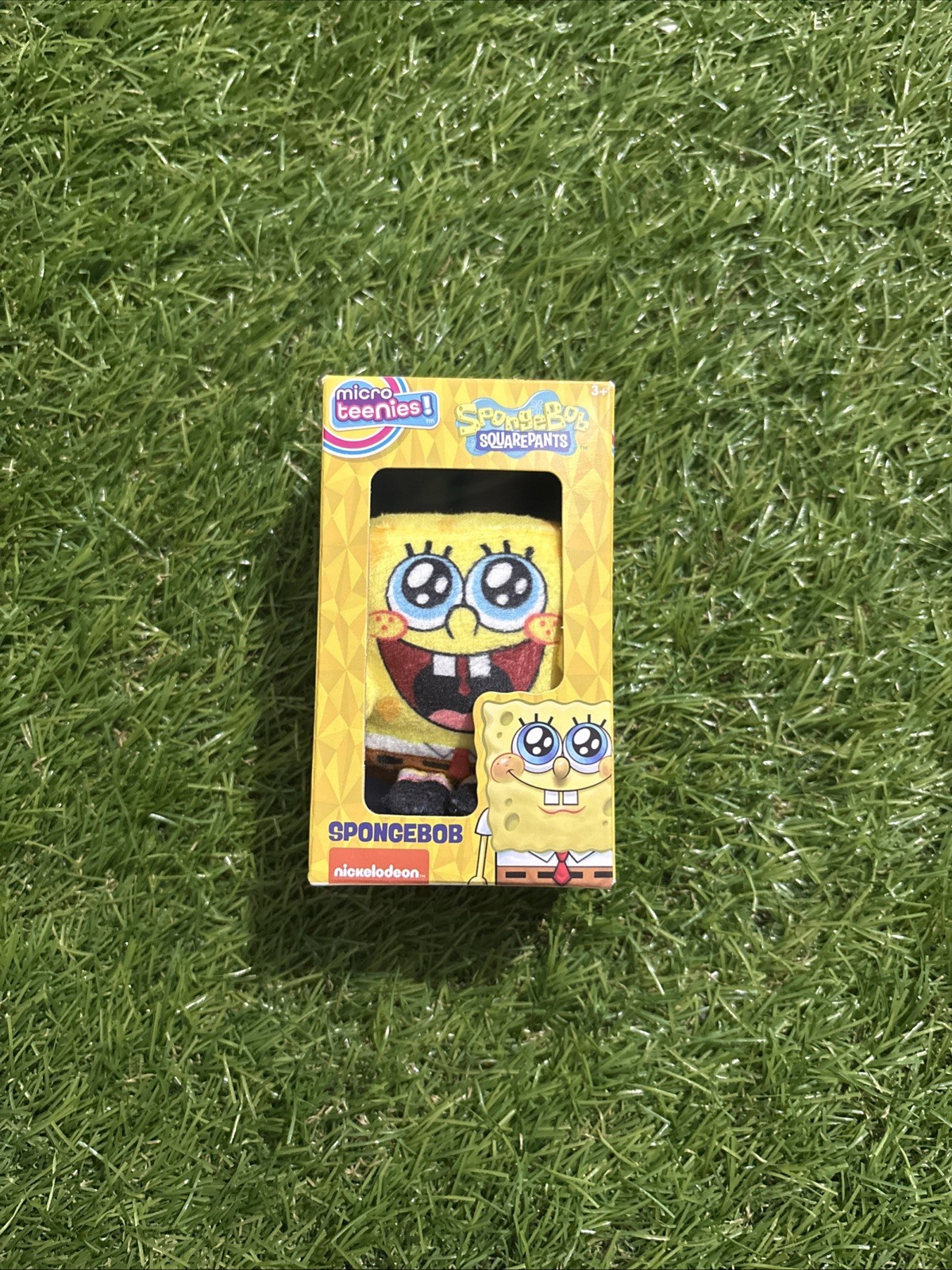 RARE SpongeBob SquarePants Micro Teenies Plush - CHASE Glitter Eyes Variant