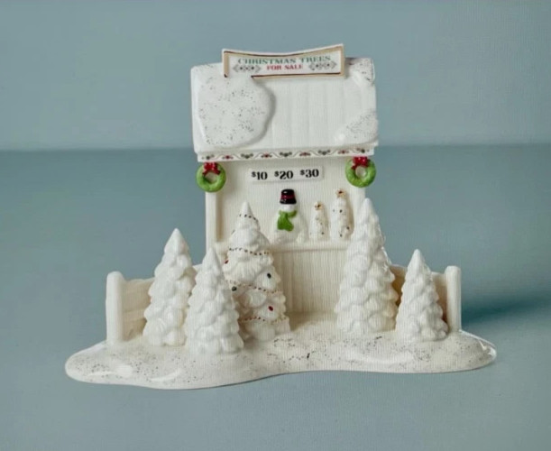 Lenox Mistletoe Park Village Christmas Trees Sale Porcelain Figurine NIB