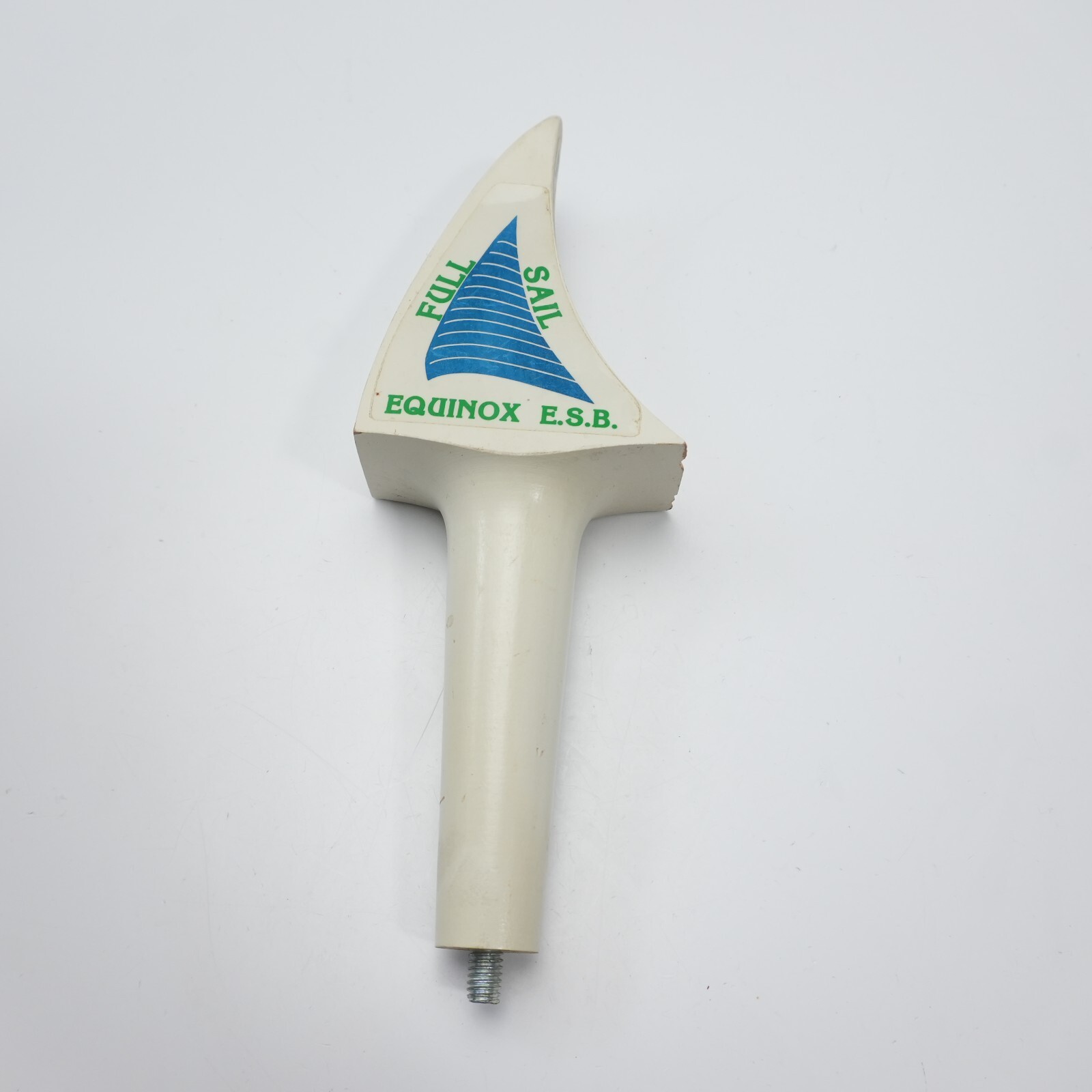 VINTAGE FULL SAIL BEER TAP HANDLE EQUINOX E.S.B.