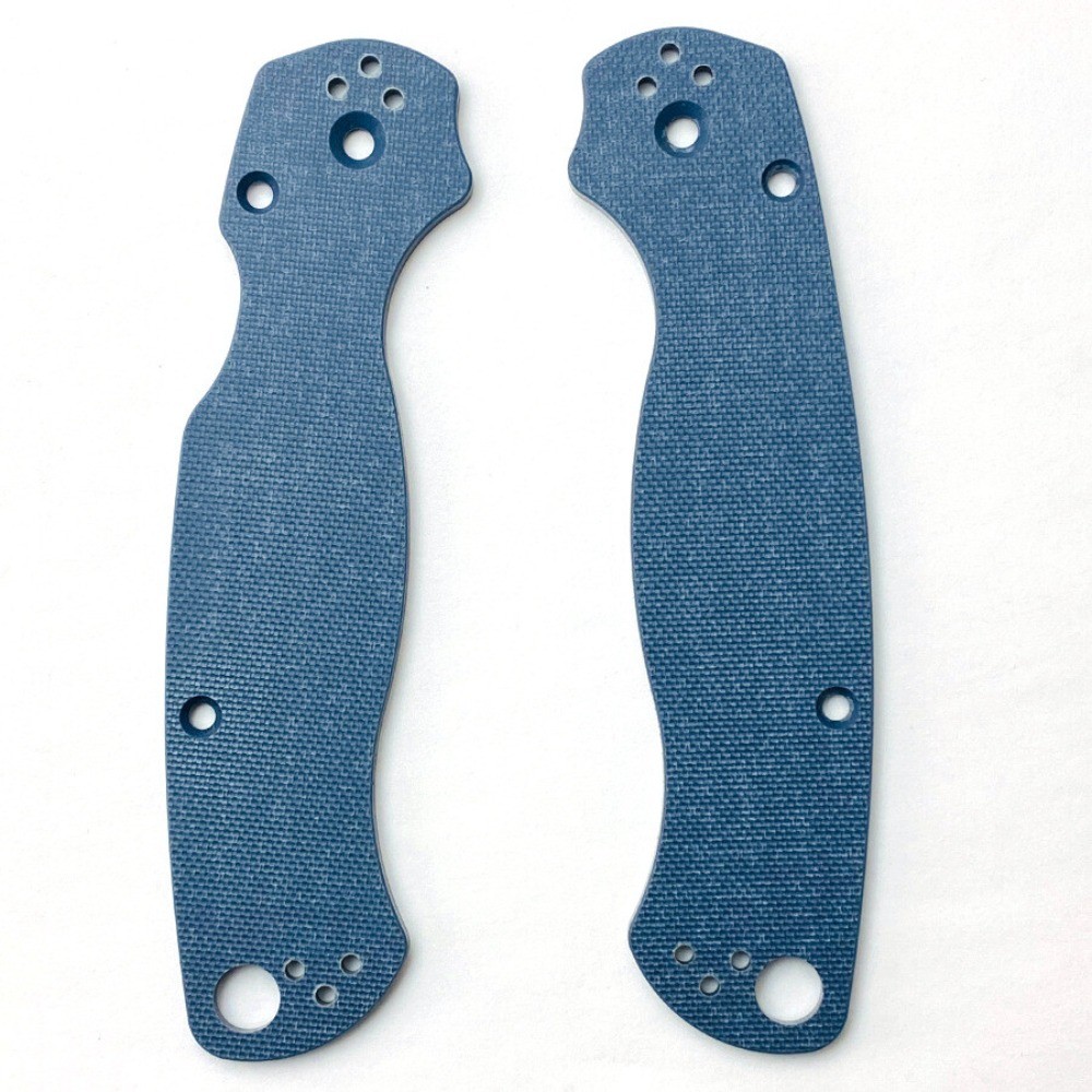 2PC Custom Handle Scales G10 Patch For Spyderco Paramilitary 2 C81 Para 2 Knifes