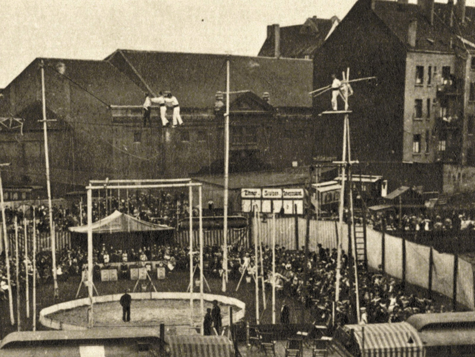 Vintage RPPC Circus Acrobat Charles Variety Show Performers Germany Postcard UNP