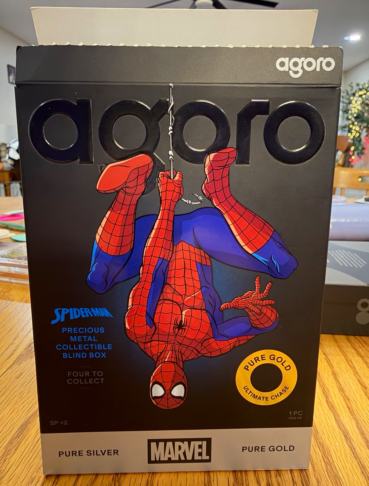 Agoro Marvel Spider-Man 1/2 oz .999 Silver Figurine Limited Edition TIER 2