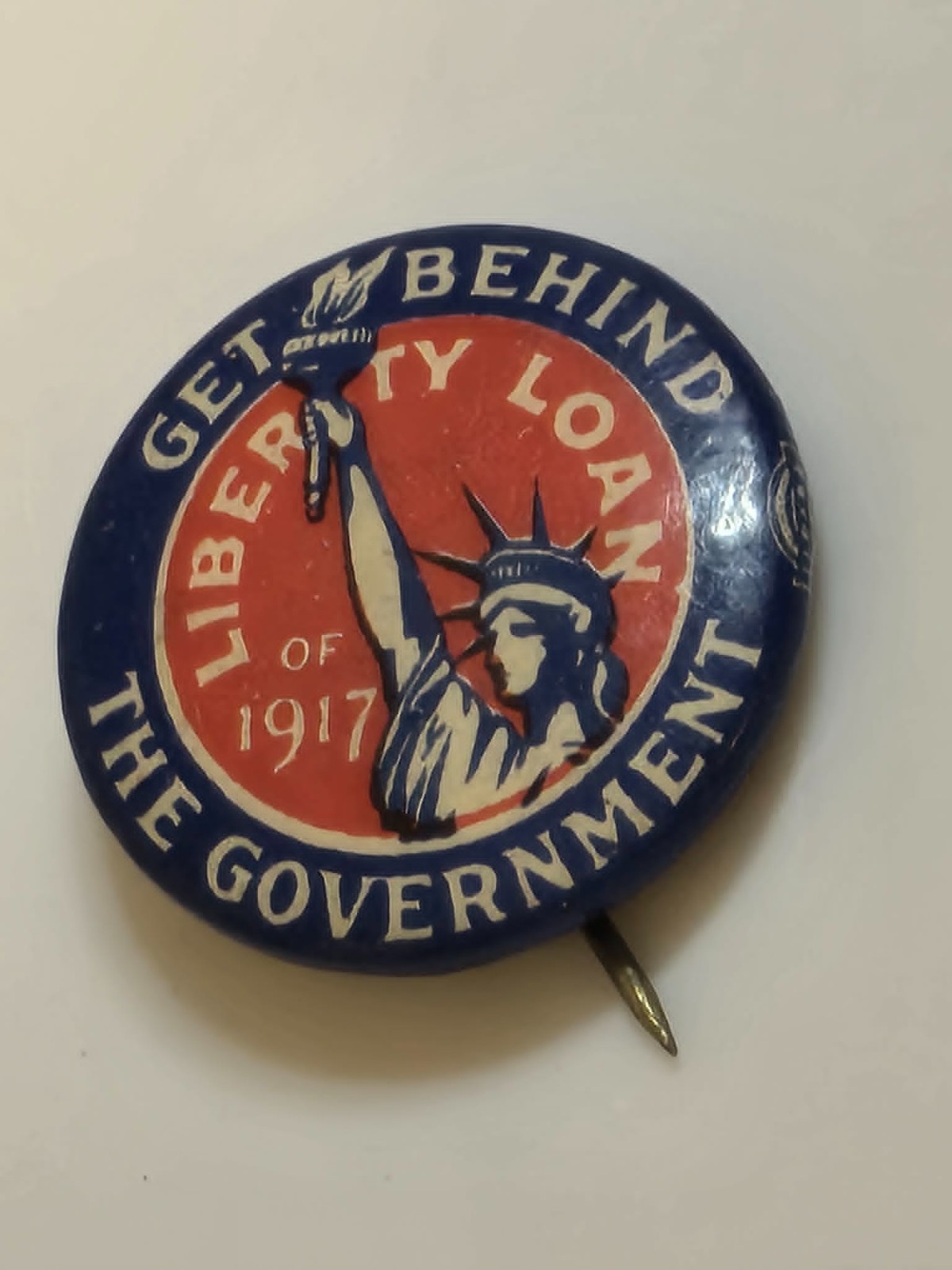 Original WW1 Liberty Loan of 1917 Pinback Button
