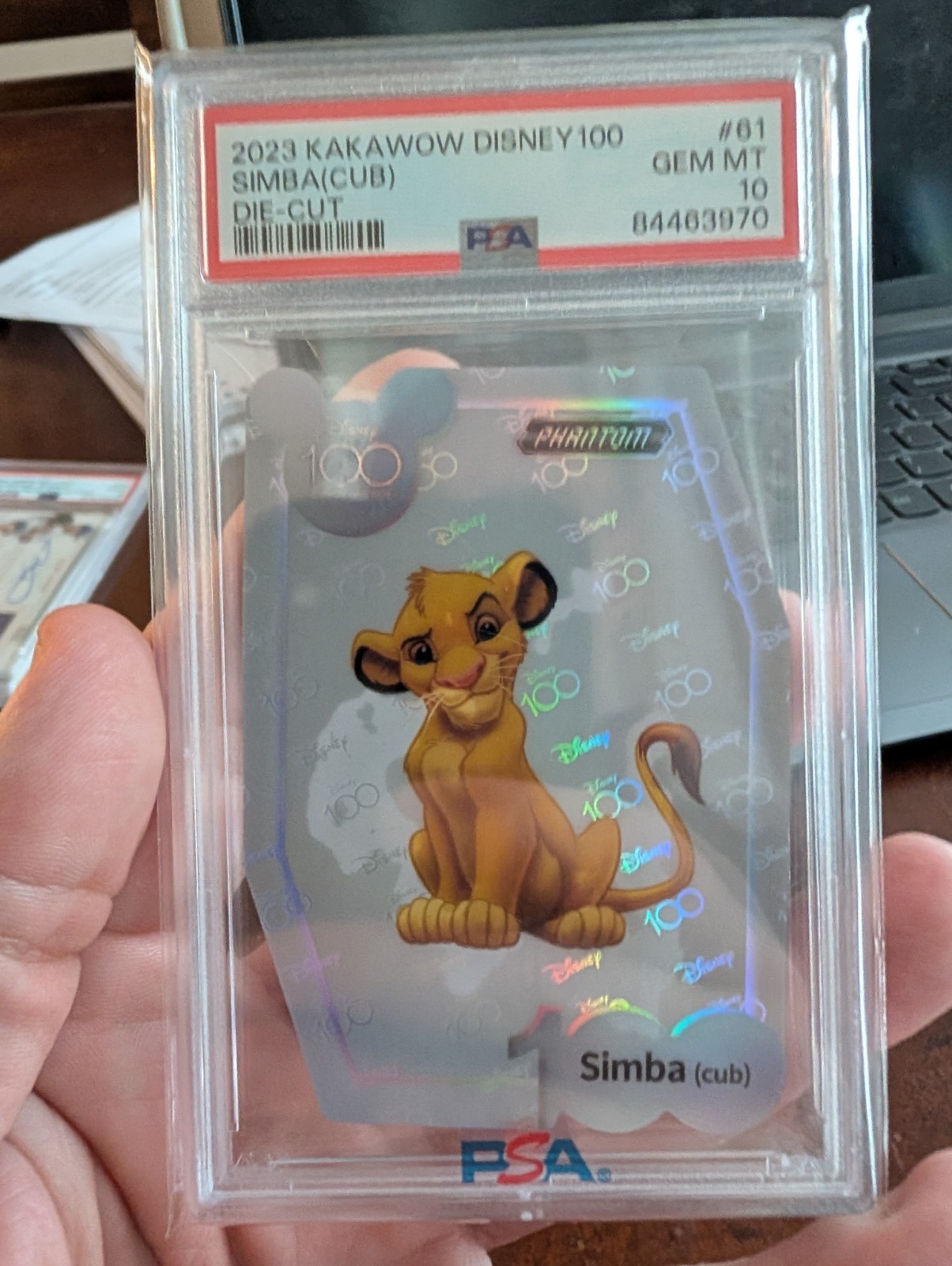 POP 9 2023 Kakawow Disney 100 Simba (Cub) Die Cut - PSA 10 #61