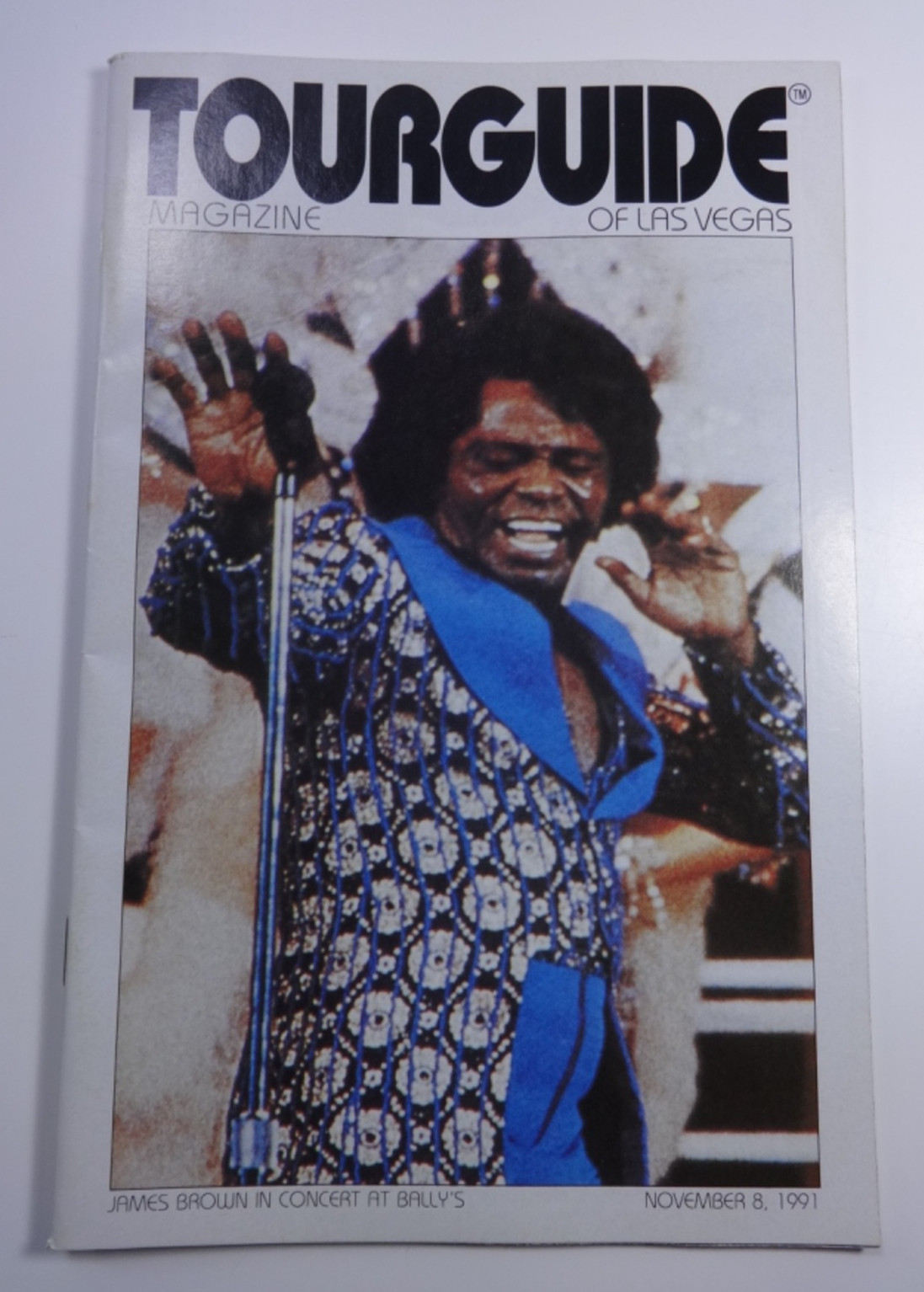 Vintage Las Vegas Tour Guide 1991 Original Tourist Booklet Adverts James Brown