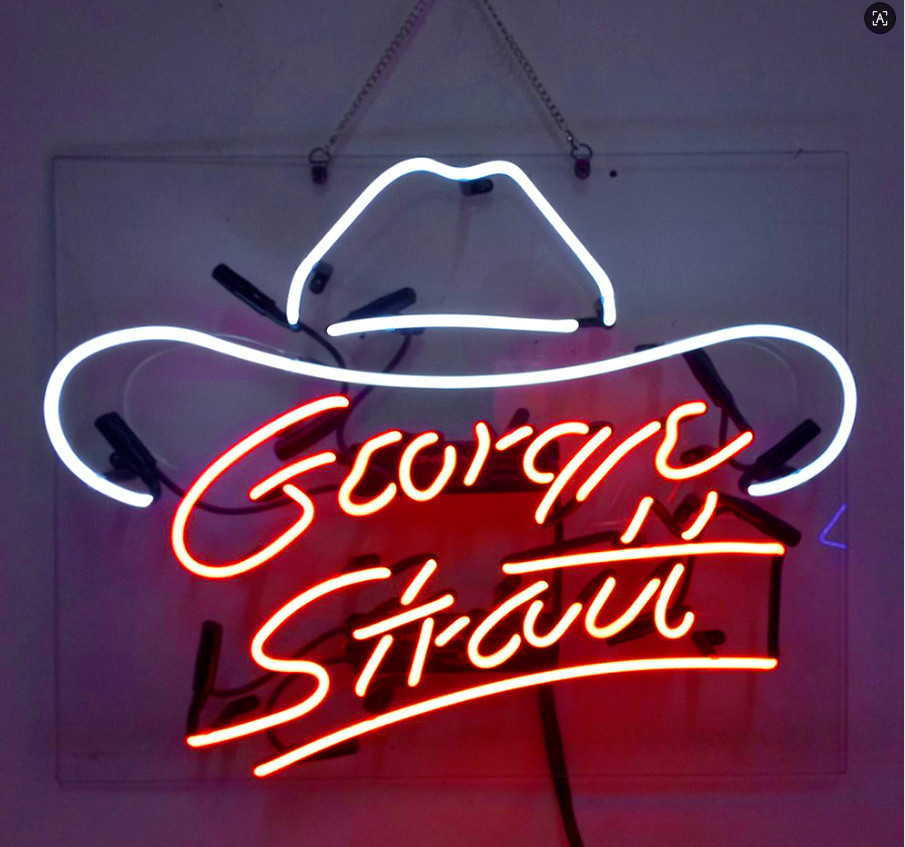 George Strait Beer Neon Sign Home Bar Cave Club Decor 19