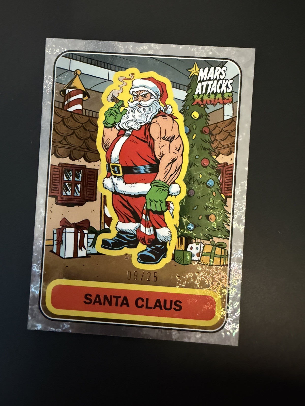 2026 Topps Mars Attacks Xmas Santa Claus /25 SSP 🔥🔥