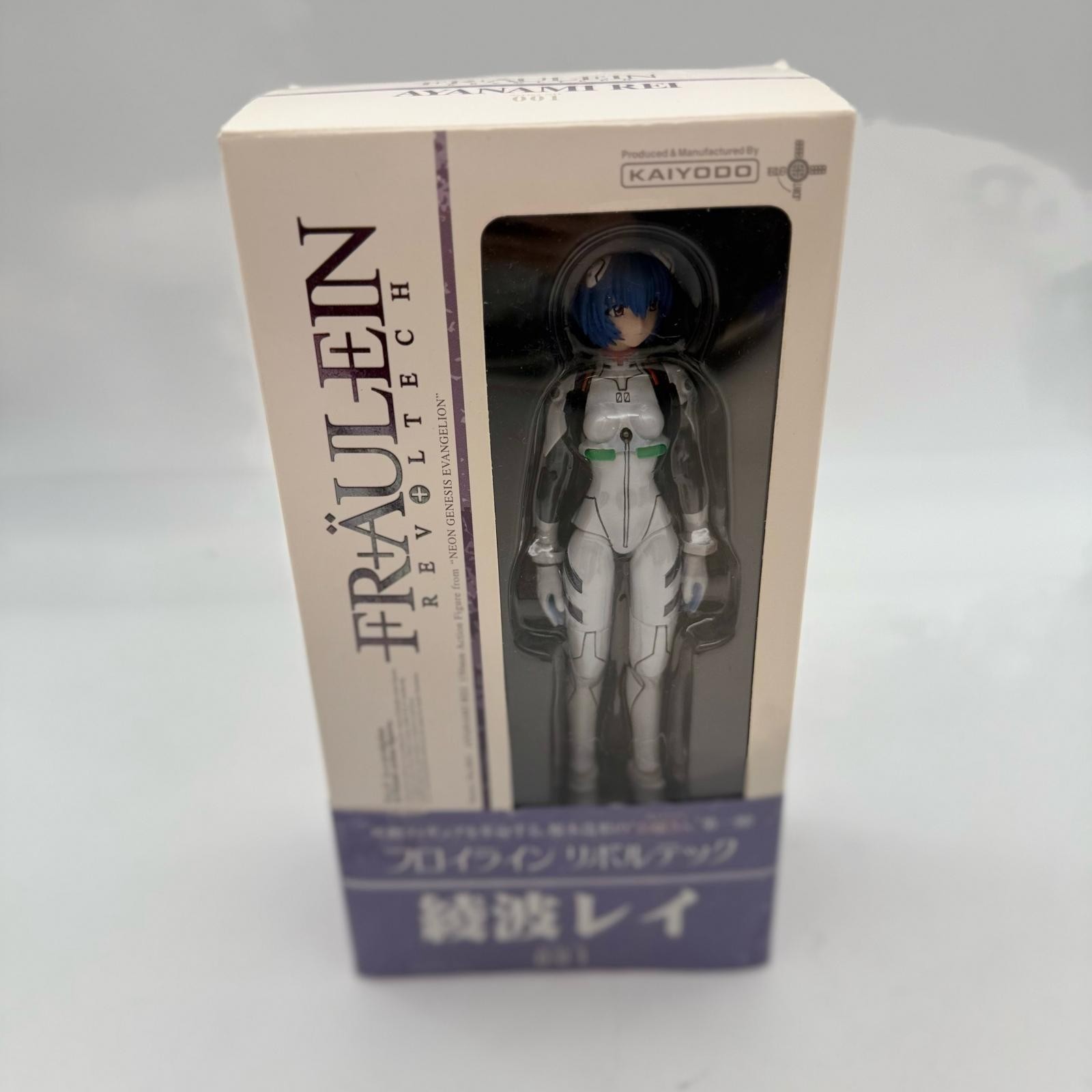 Kaiyodo Fraulein Revoltech 001 Neon Genesis Evangelion Rei Ayanami Figure New