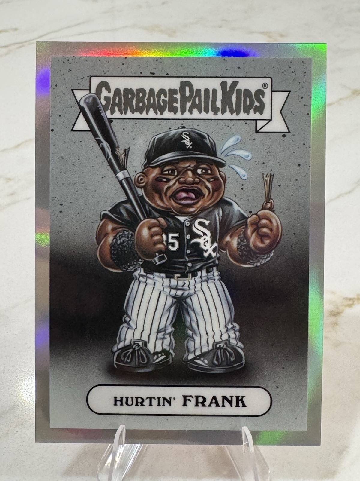 2026 Bowman Chrome Garbage Pail Kids (GPK) Frank Thomas Chicago White Sox 