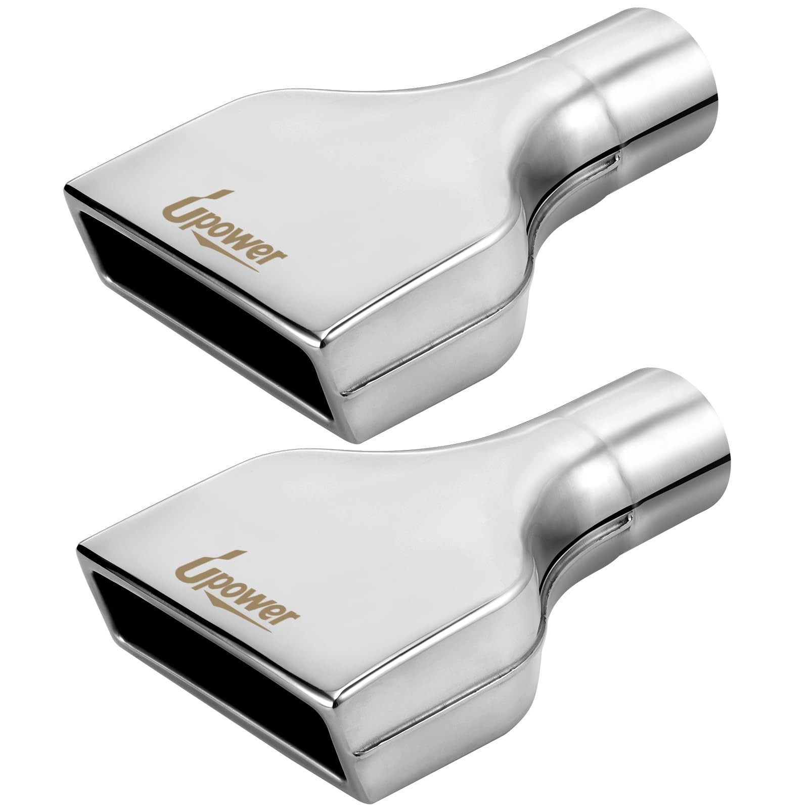 Upower 2PCS Exhaust Tip 2.5\