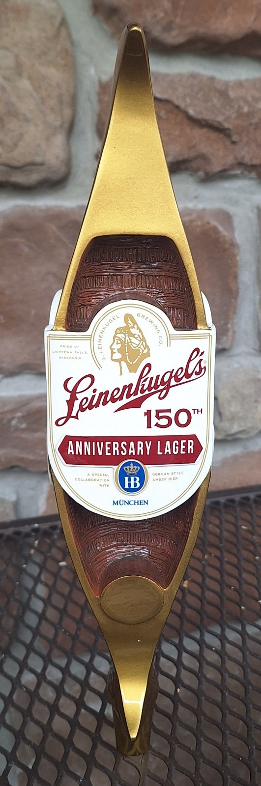 Leinenkugel's 150th Anniversary Rare Tap Handle New 13