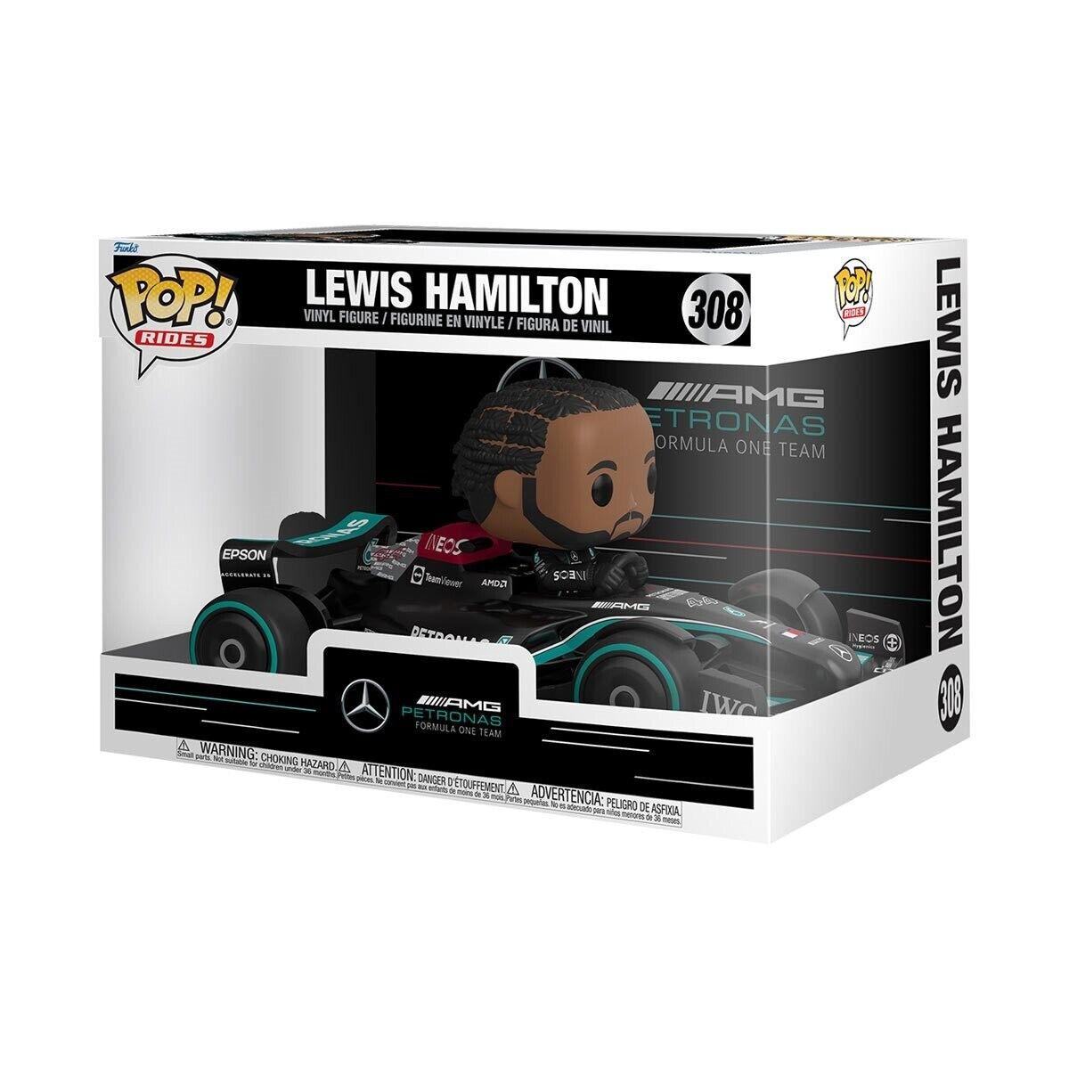 **IN STOCK** Formula 1 Mercedes Lewis Hamilton Super Deluxe Funko Pop  #308