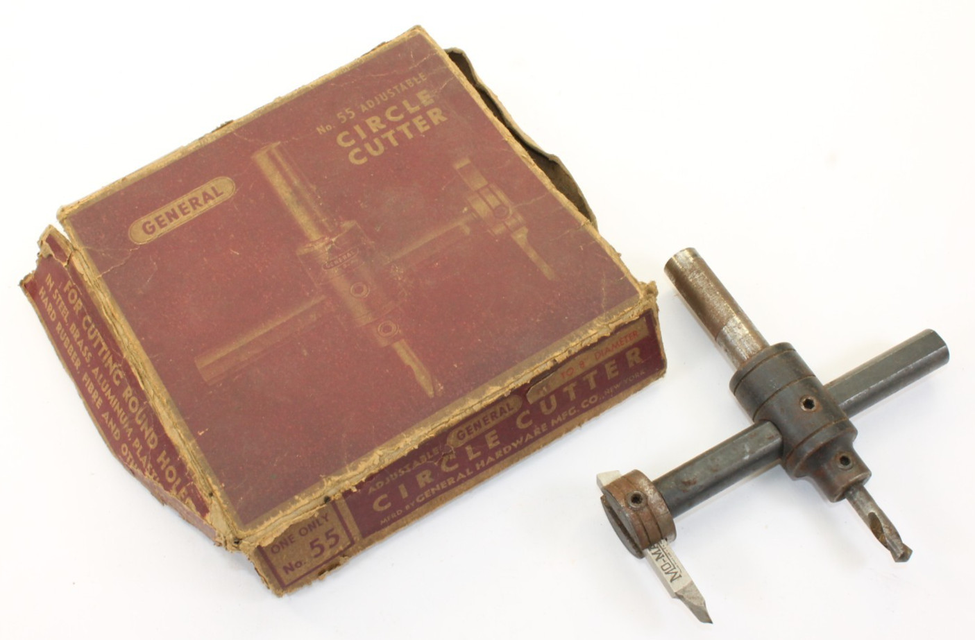 General Tools Vintage NO. 55 Heavy Duty Circle Cutter 1.5