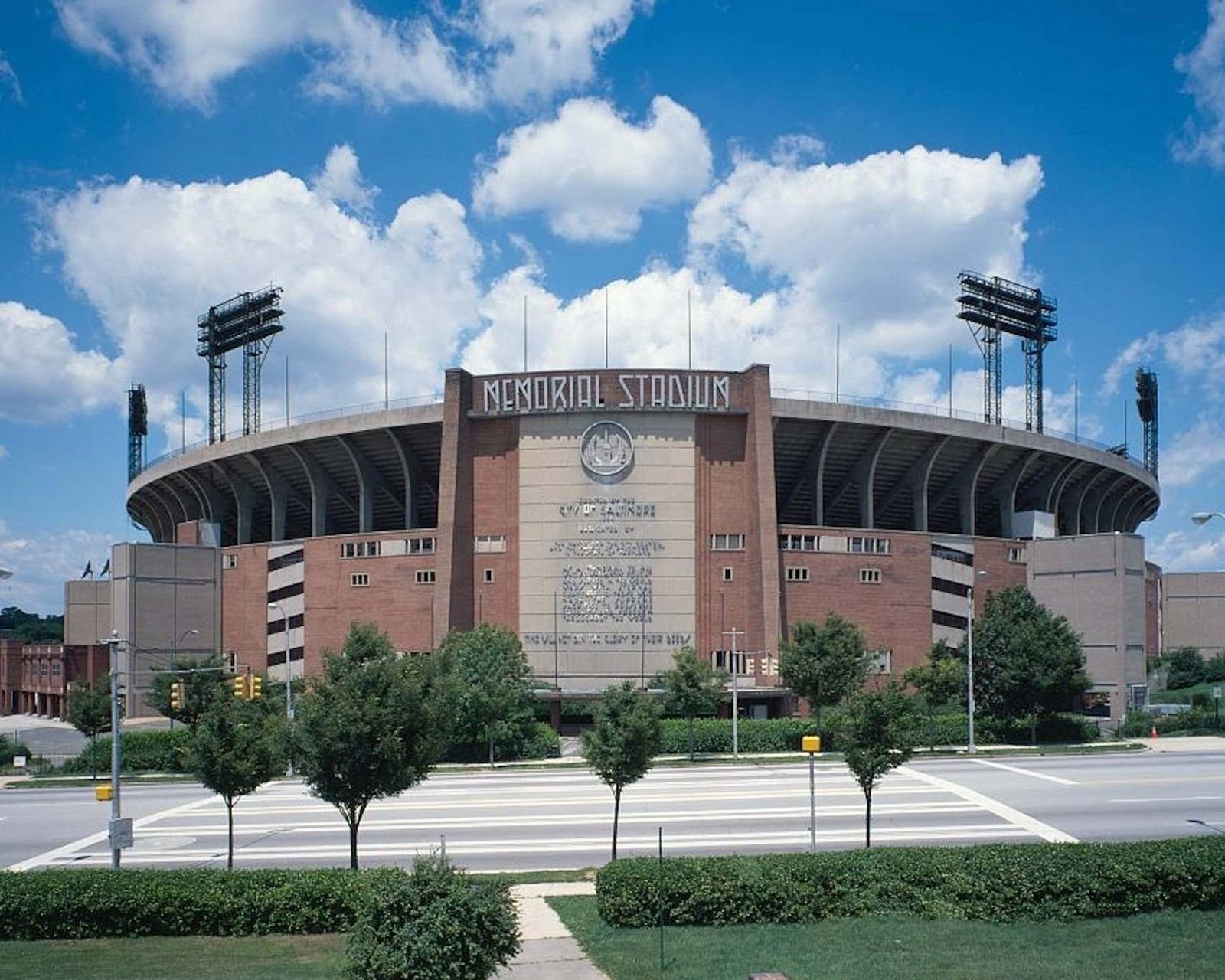 1990 BALTIMORE MEMORIAL STADIUM  Home of the Orioles PHOTO  (215-C)