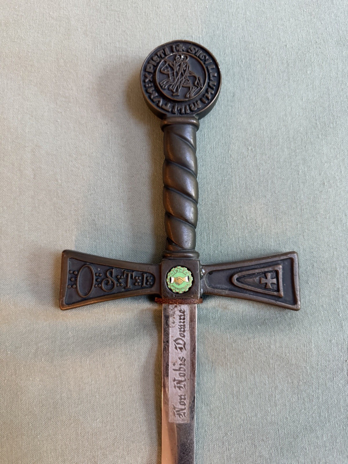 French Martinist Masonic Rosicrucian Ritual Initiation Occult Ceremonial Sword