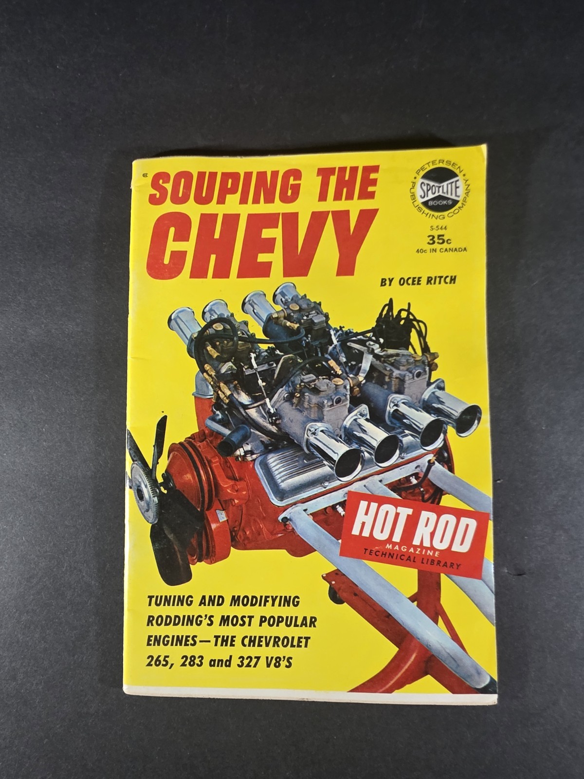 Vintage Hot Rod Magazine Souping the Chevy Spotlite Book 544 1964
