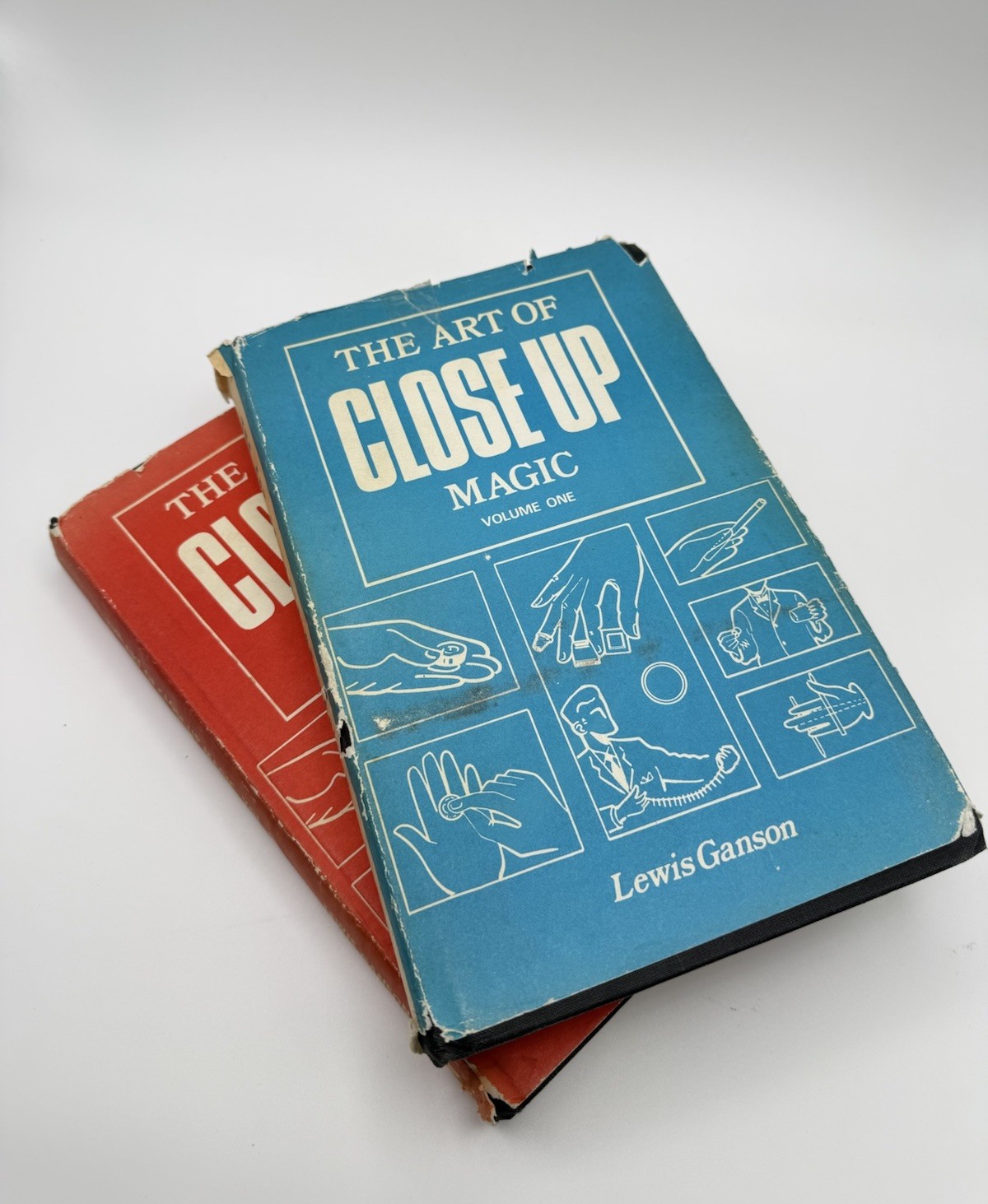 Vintage Art of Close-Up Magic Vol 1 & 2 Lewis Ganson Supreme Magic Hardcover Set