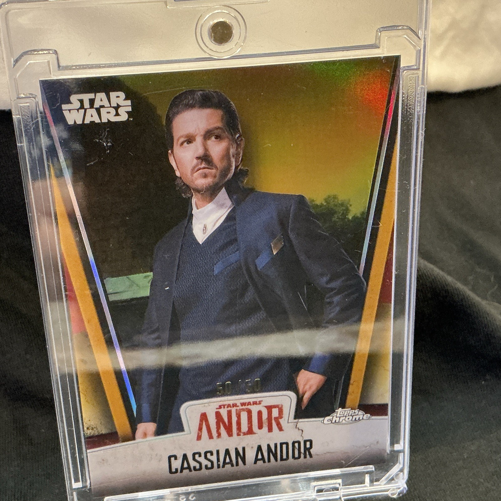 2026 Topps Chrome Star Wars CASSIAN ANDOR Gold Refractor 50/50