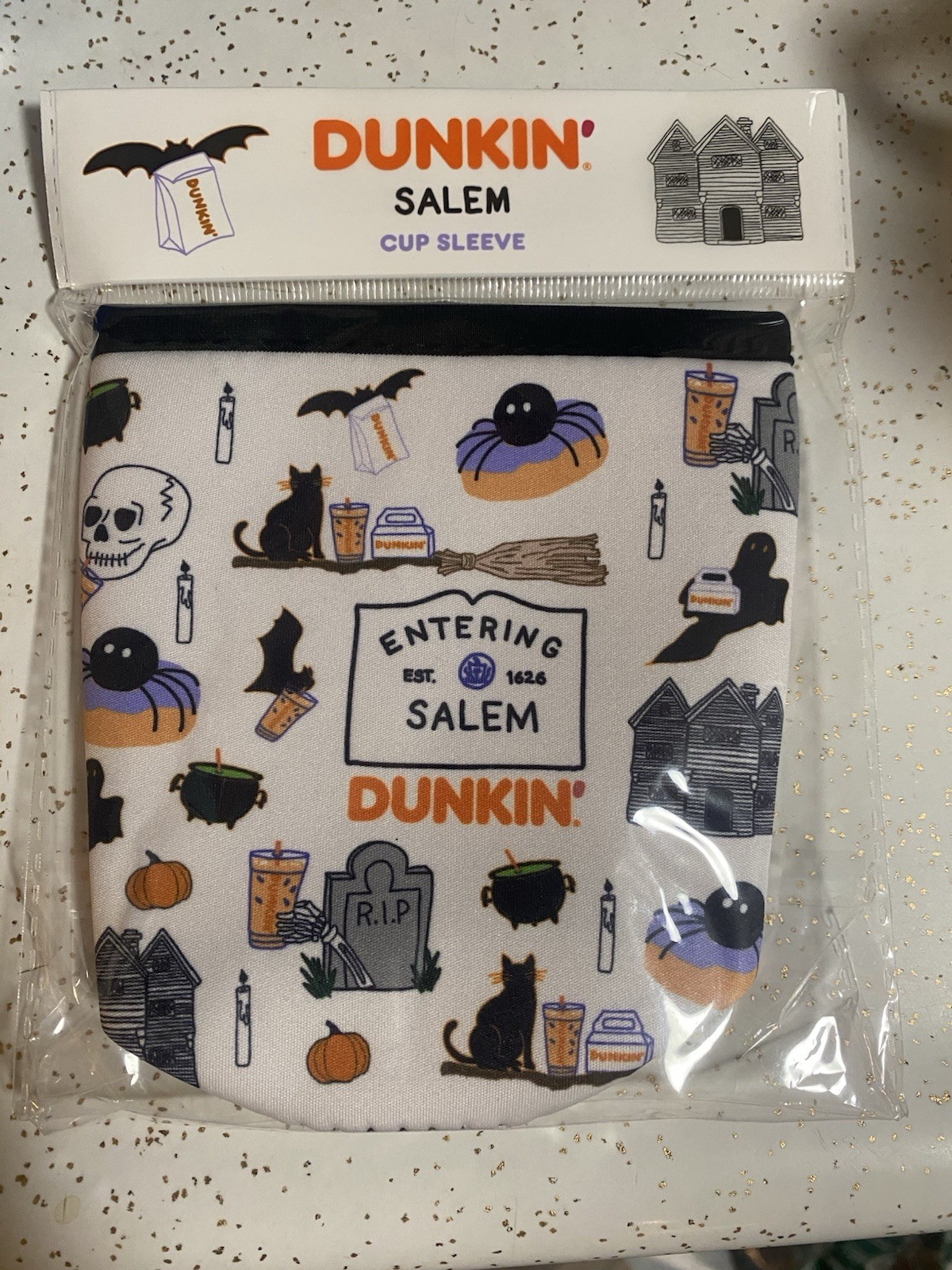 2026 Dunkin Donuts Entering Salem Cup Sleeve -Halloween 2026 New