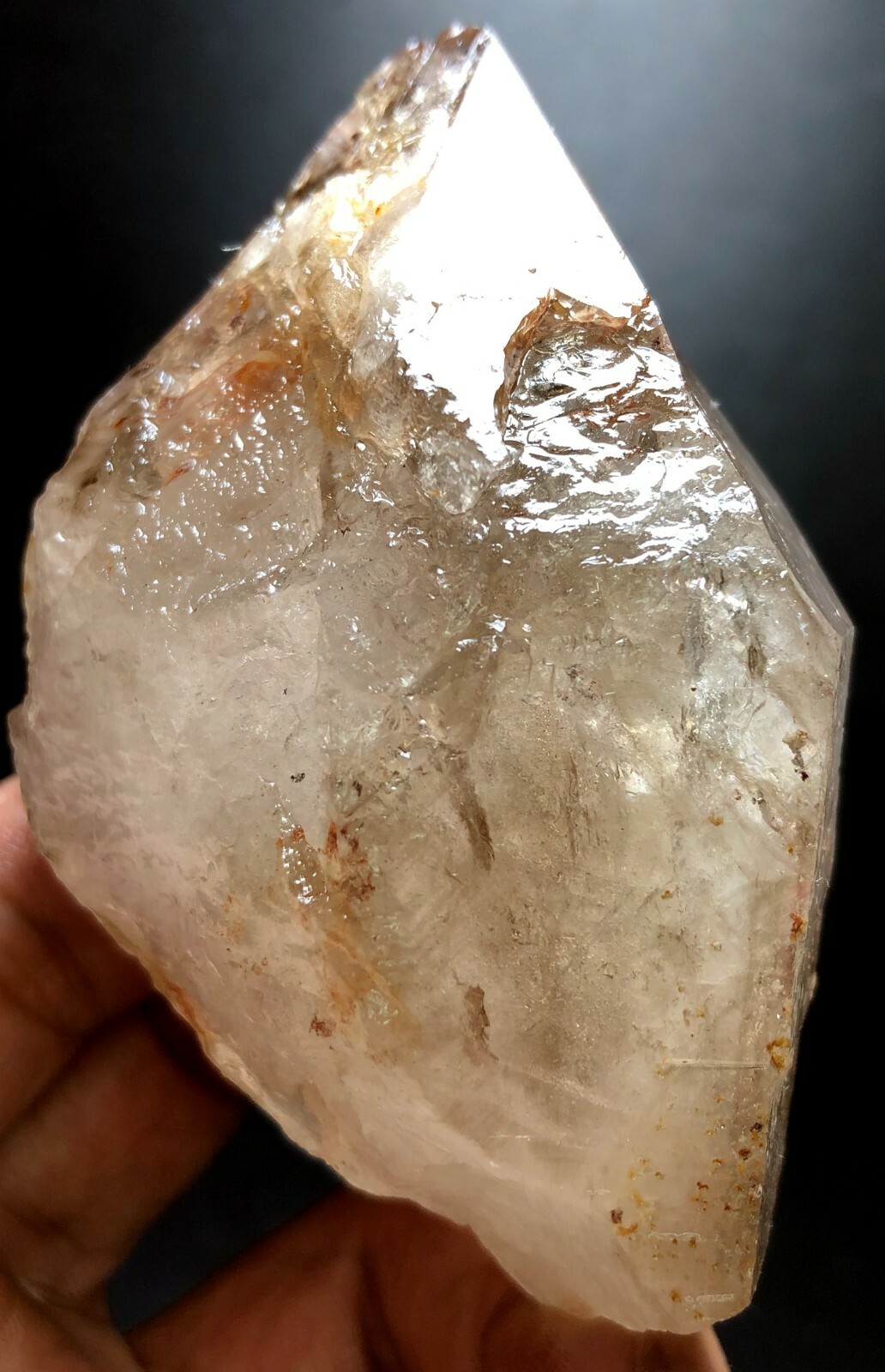 183g 1PC WOW Super Seven Skeletal Amethyst Quartz Crystal Specimen  W913