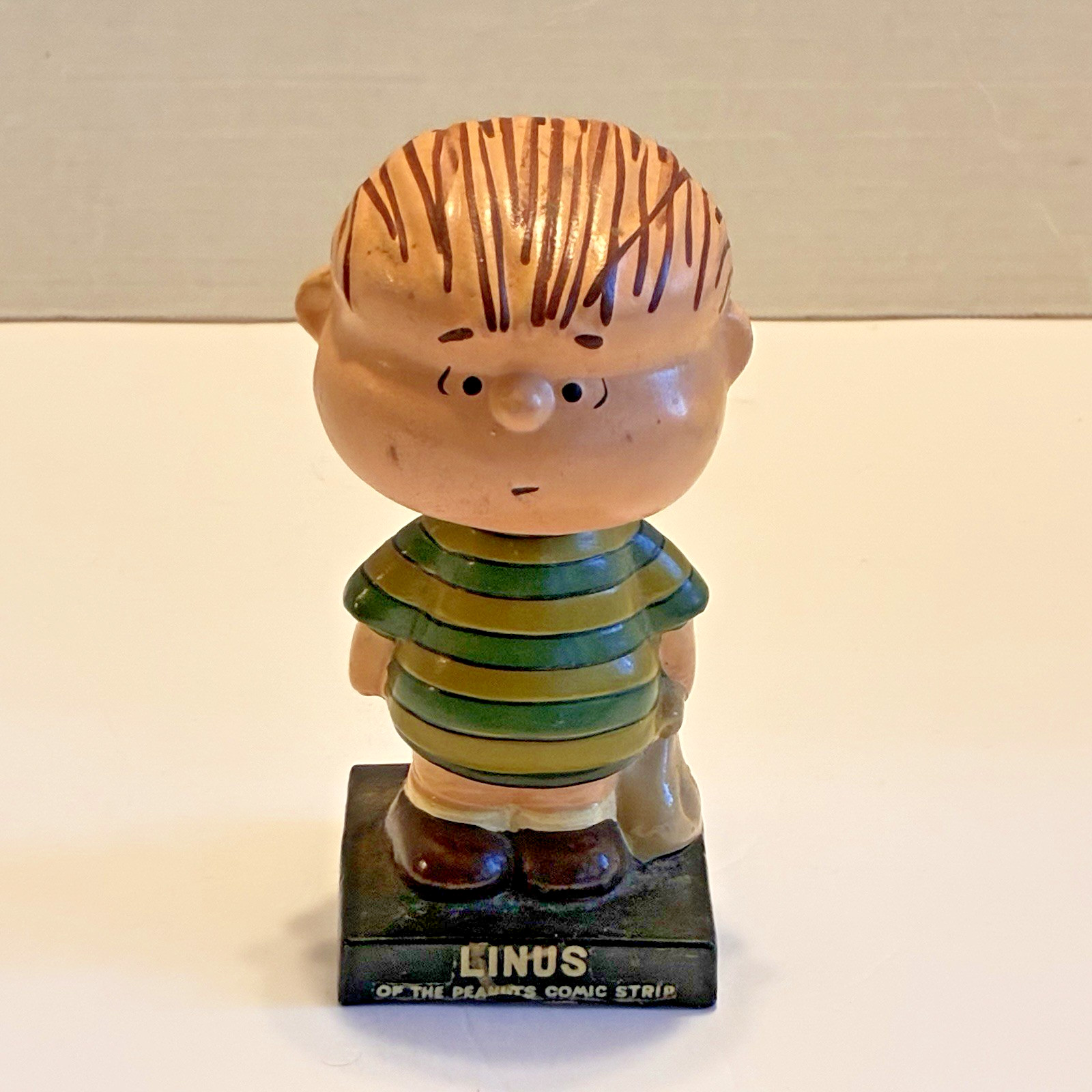 Vintage Lego Linus 1950s Peanuts Bobblehead Figurine