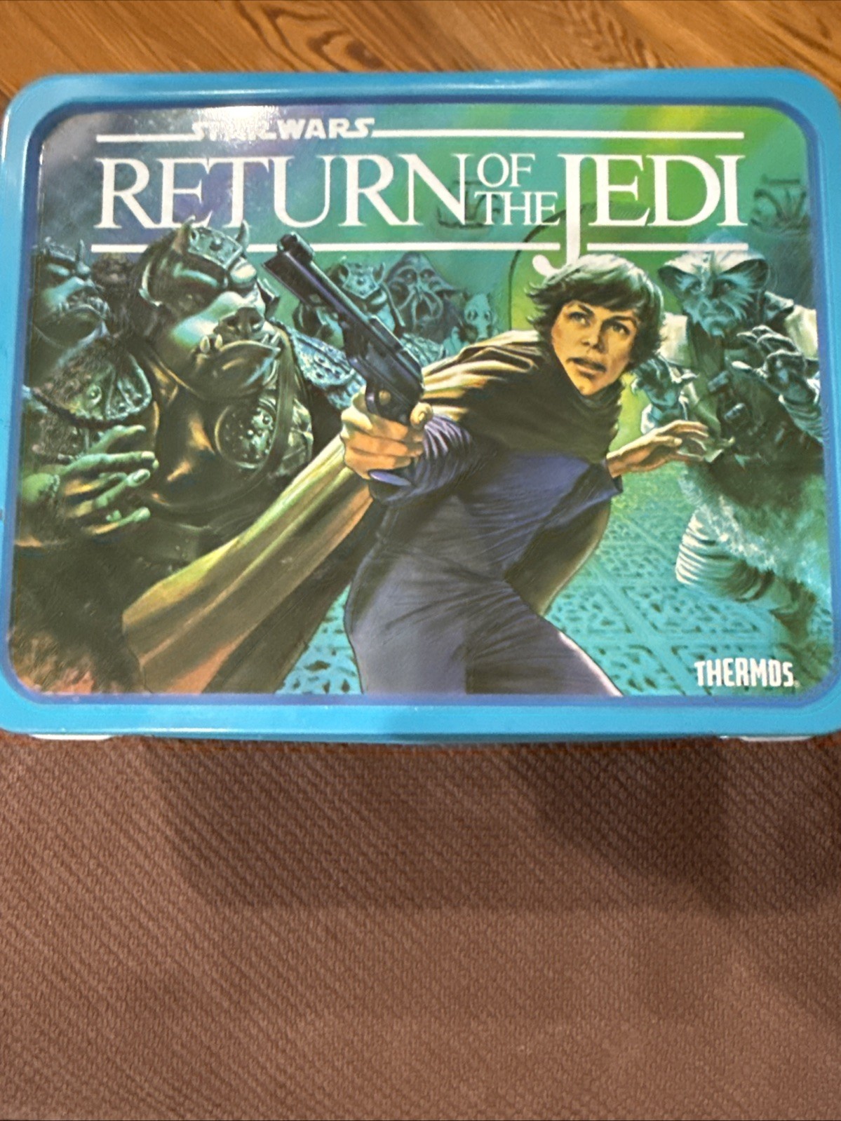 1983 STAR WARS RETURN OF THE JEDI LUNCHBOX AND THERMOS 