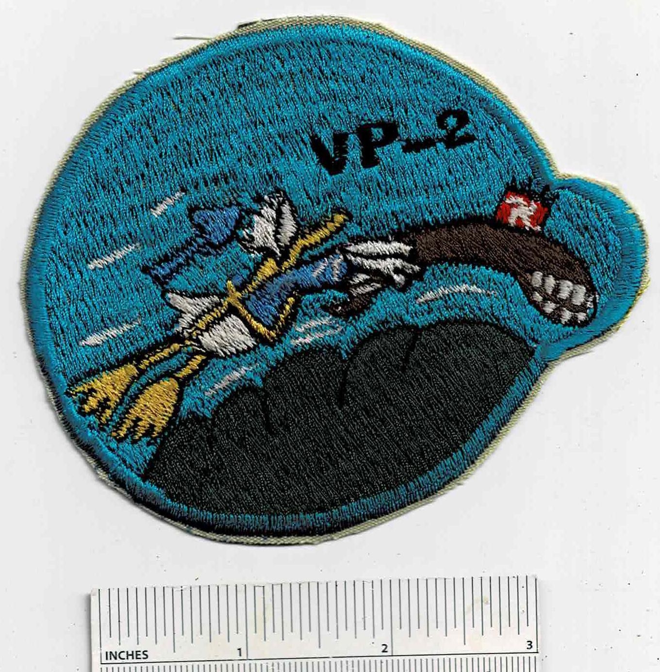 WW2 Donald Duck VP-2 Navy Patrol Squadron Shoulder Patch Corps WWII Walt Disney