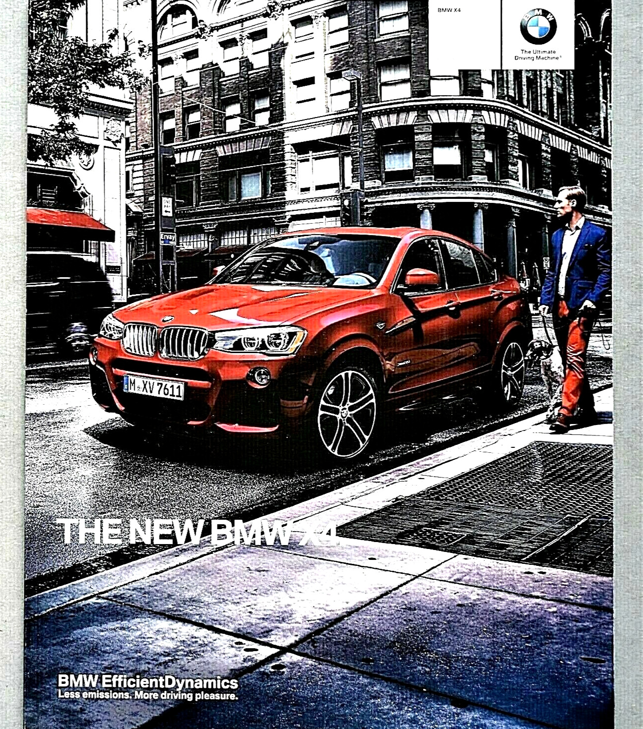 2014 BMW X4 PRESTIGE SALES BROCHURE CATALOG ~ 38 PAGES