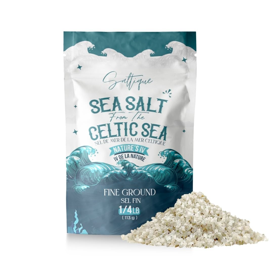 Baja Gold Mineral Sea Salt Natural Grain Crystals 1 Lb Bag Organic Trace Minera
