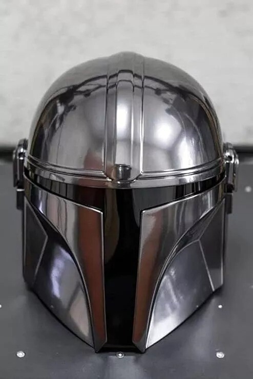 NEW THE MANDALORIAN COSPLAY PREMIUM STEEL HELMET REPLICA STAR WARS