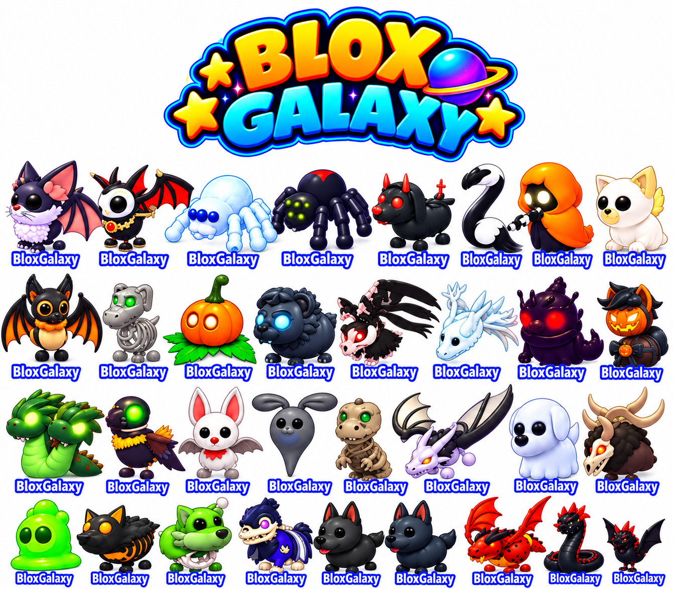 Halloween Events - Kitty Bat - Slimingo - Scarebear - Evil Chick - Adopt From Me