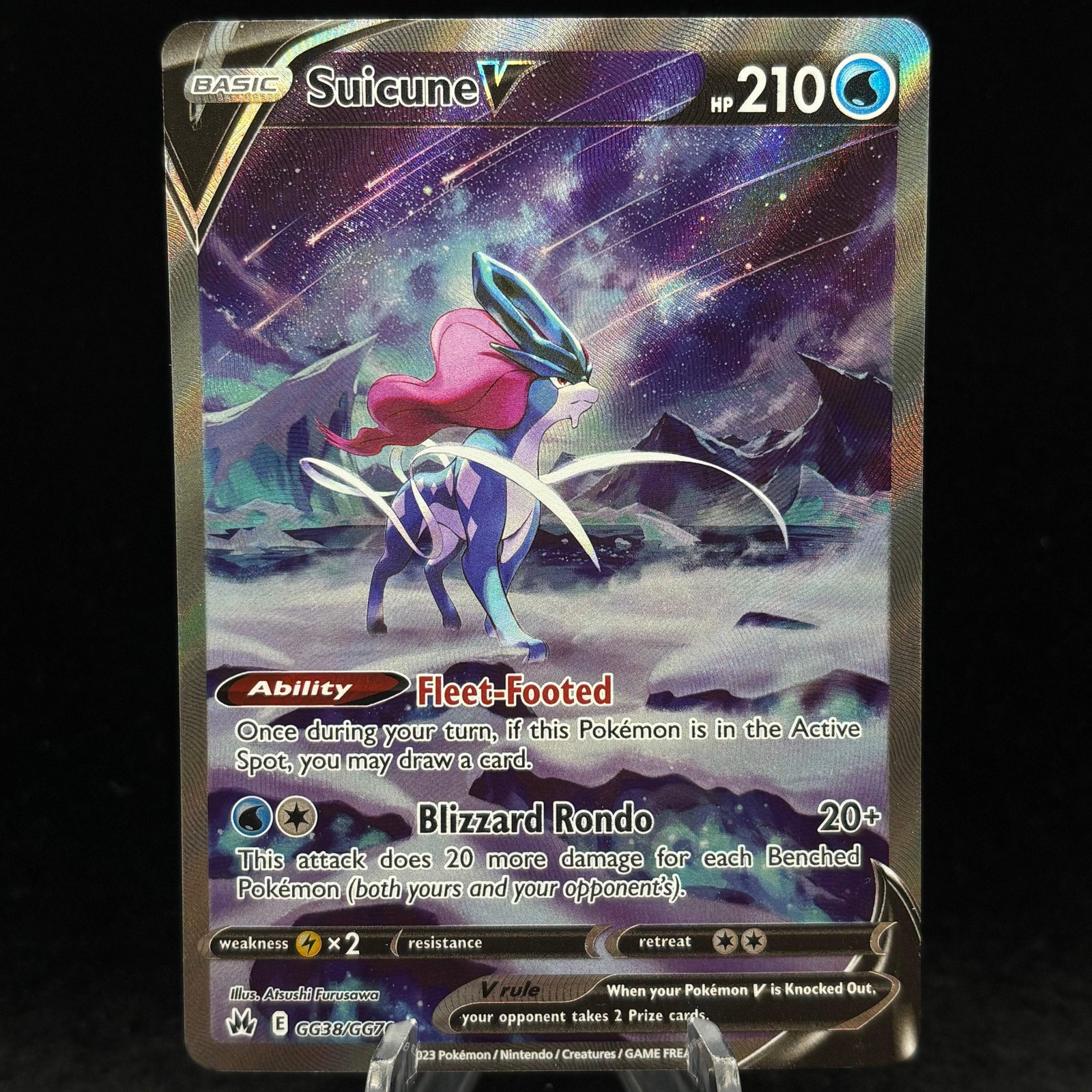 Suicune V - SWSH: Crown Zenith: Galarian Gallery Single Card