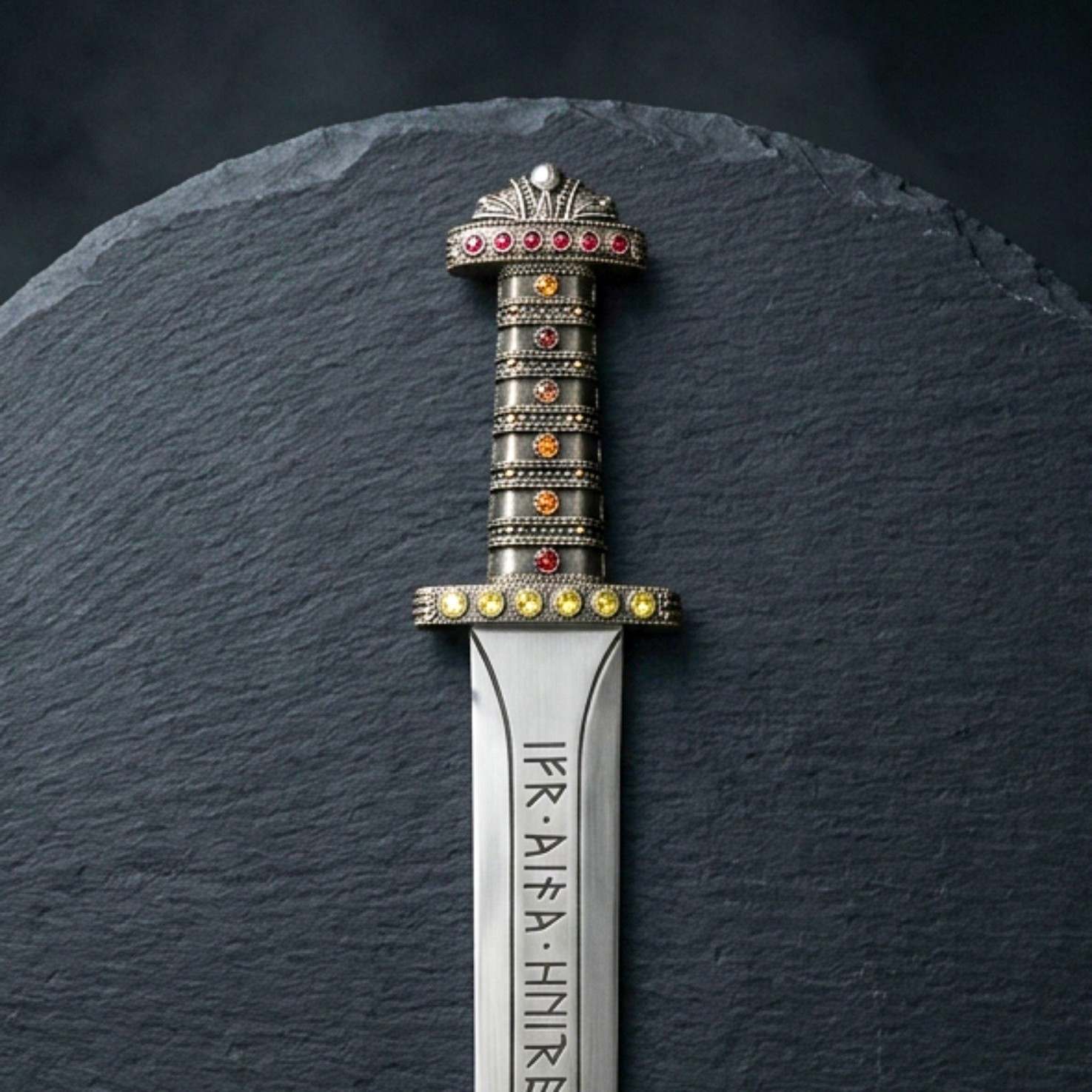 Handmade 39- Inch Viking Sword of Rangar lothbrok With Scabbard