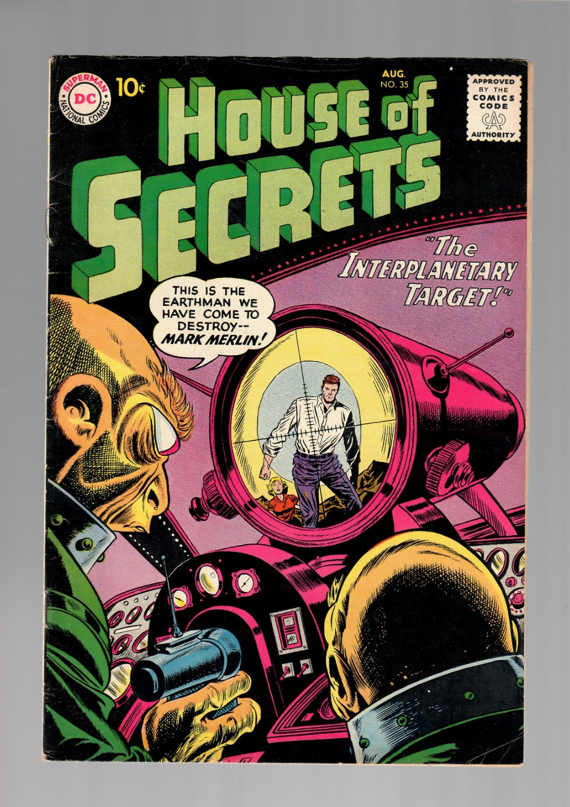 House of Secrets #35 (DC Comics August 1960) FN- 5.5