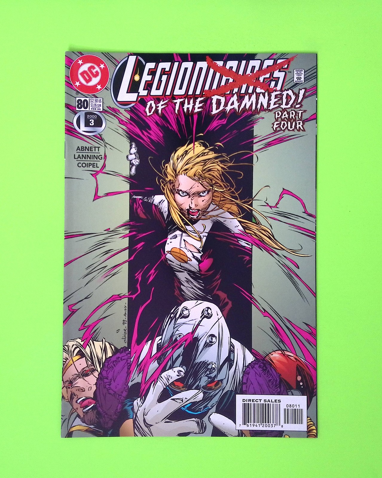 Legionnaires #80 DC Comics Higher Grade Comic Book Q169-71