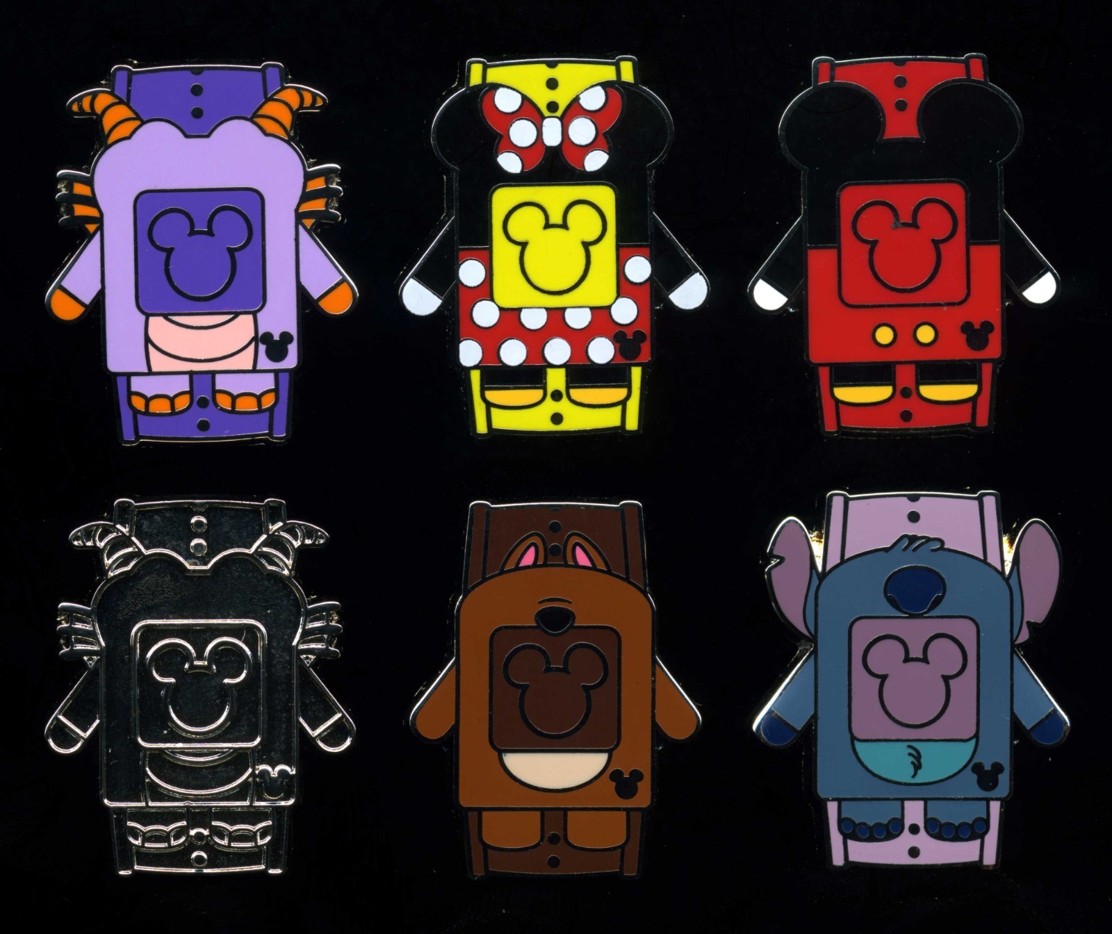 Disney Pin WDW 2014 Hidden Mickey *Magic Bands* Series Full Set of 6 + BONUS