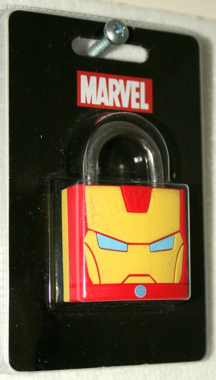 Marvel Comics Iron Man Sturdy Rubber Coated Key School Gym Locker Pad Lock New